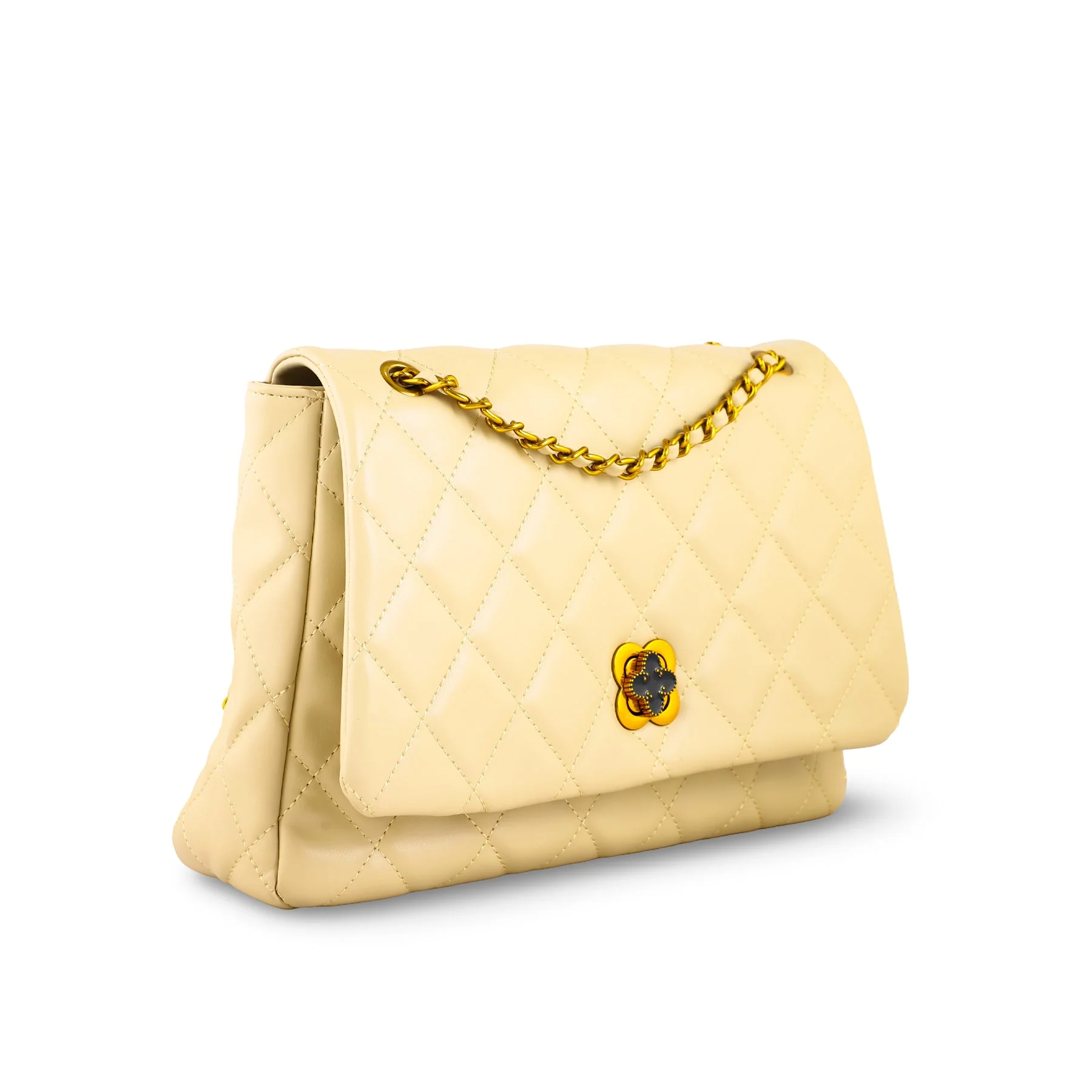 Beige Women Formal Shoulder Bag P36304 - Image 3