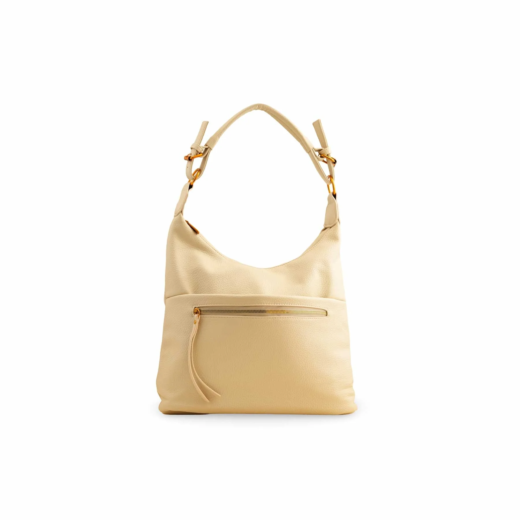 Beige Women Formal Shoulder Bag P36359 - Image 2