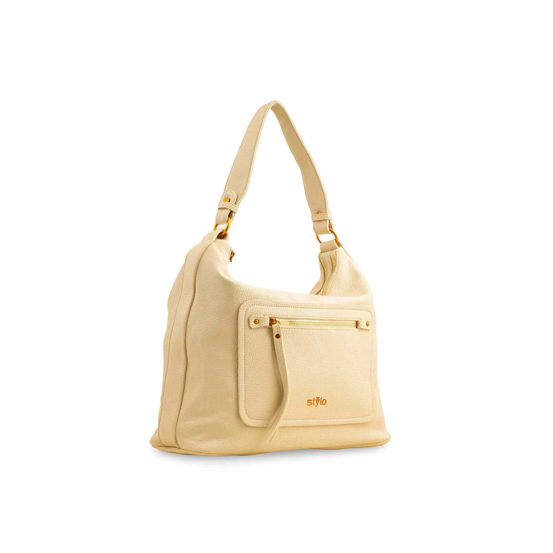 Beige Women Formal Shoulder Bag P36361 - Image 3