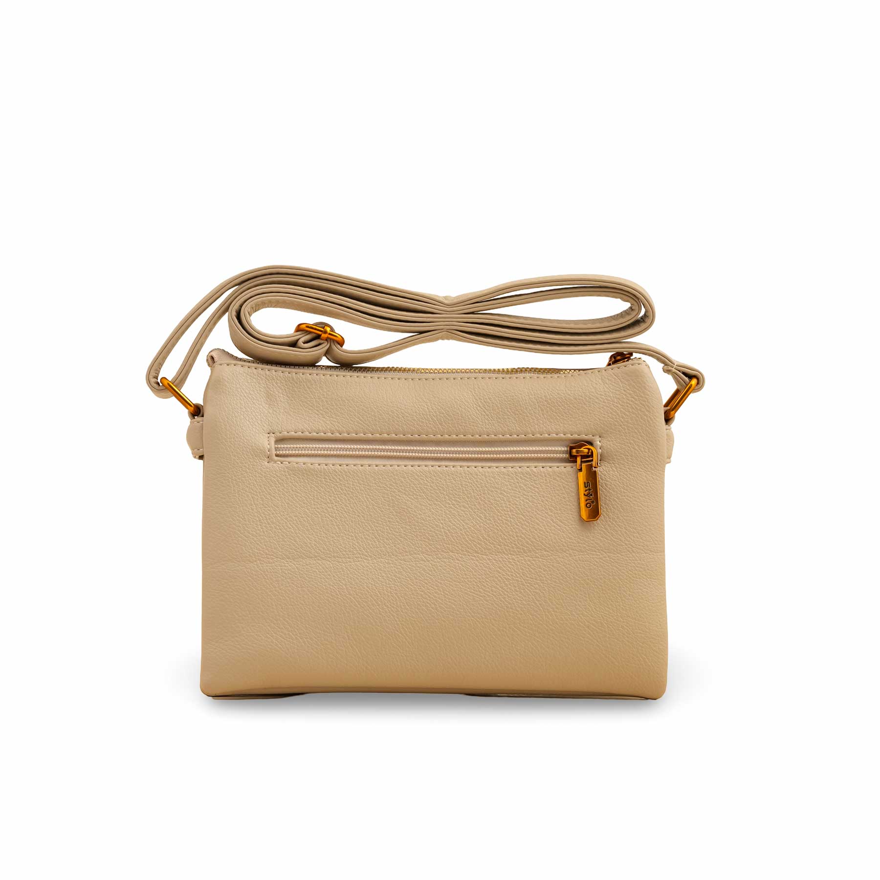 Beige Women Formal Shoulder Bag P36367 - Image 3