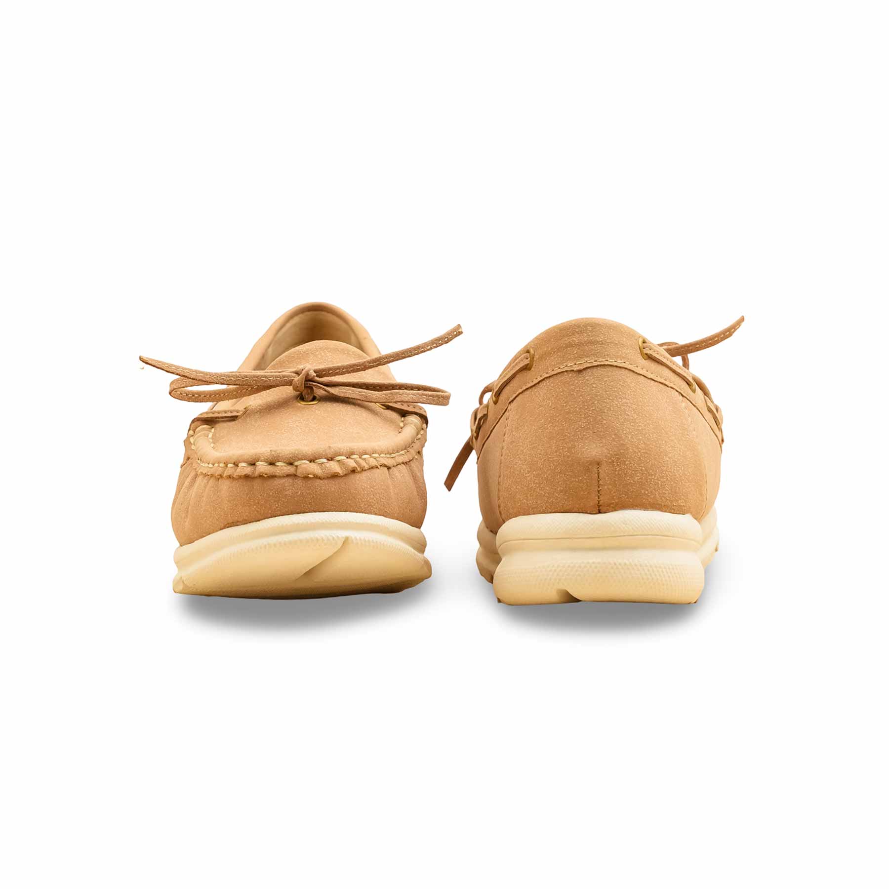 Beige Women Moccasin WN4486 - Image 4