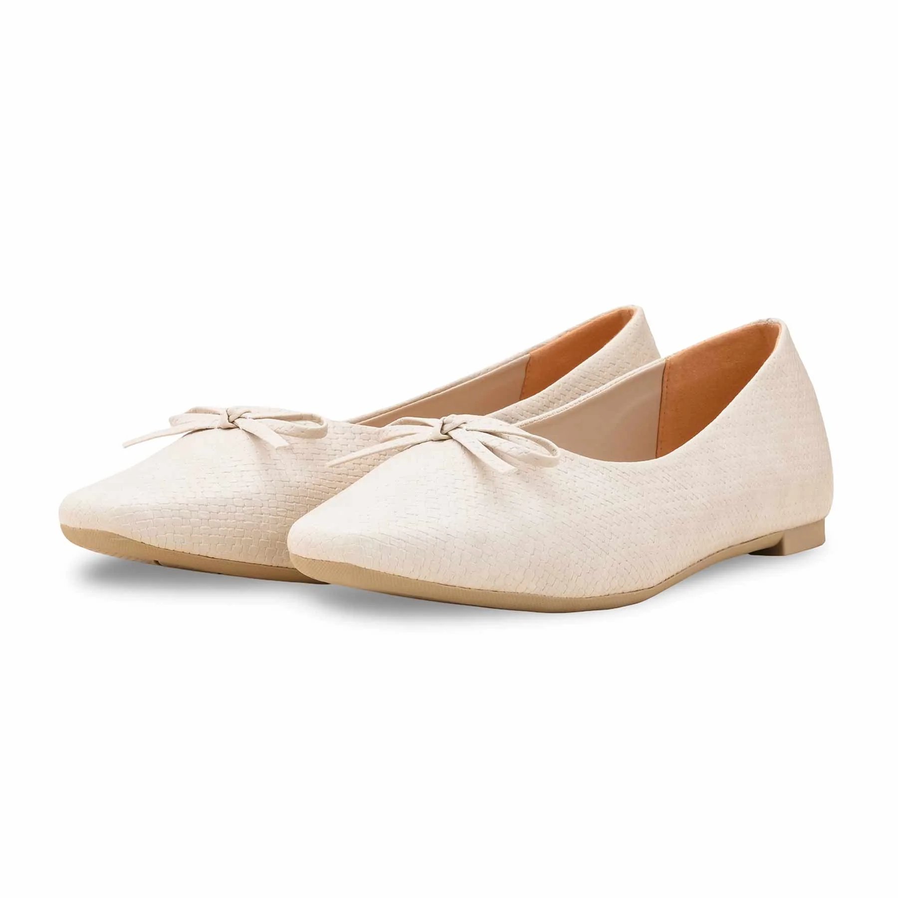 Beige Women Pumps LWN424 - Image 4