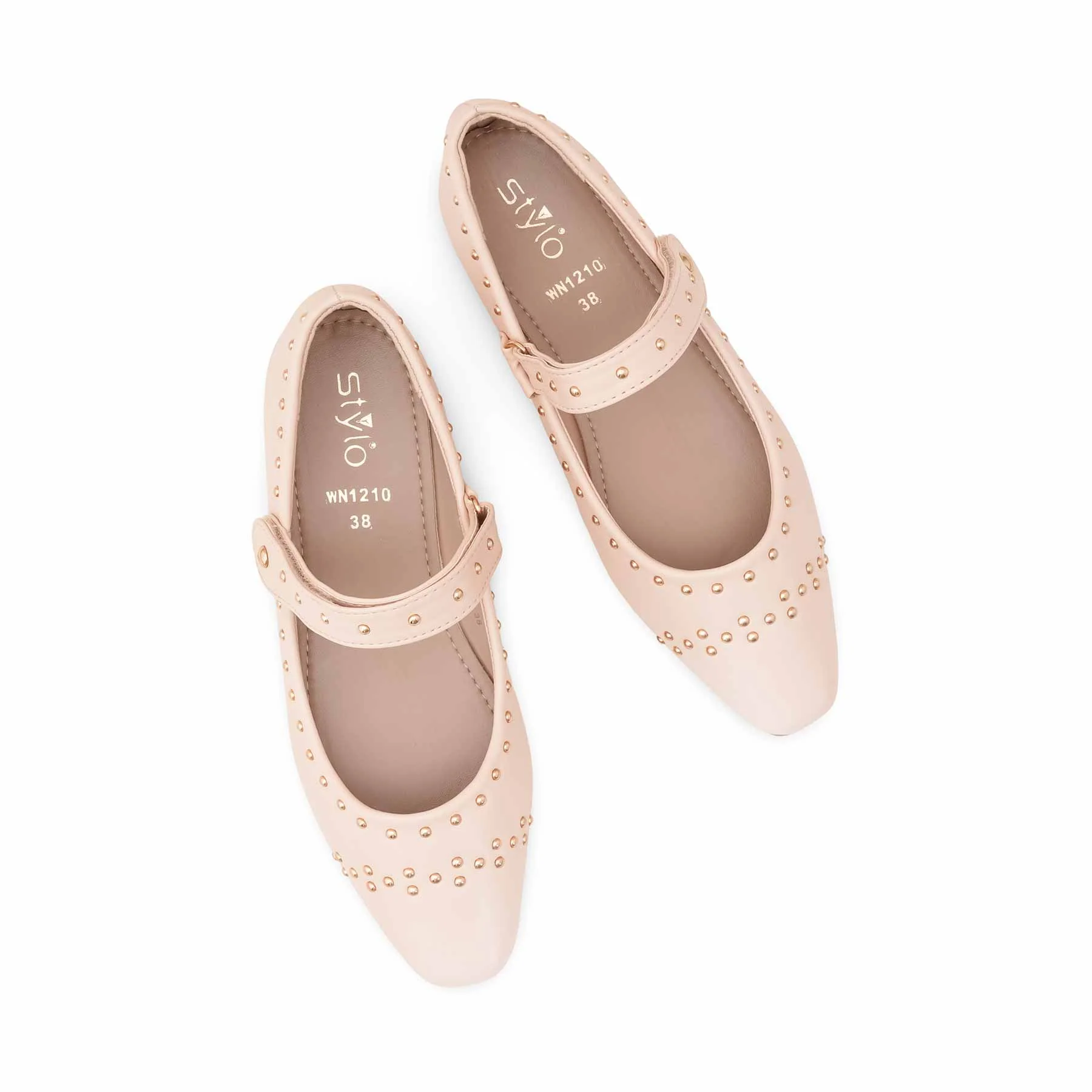 Beige Women Pumps WN1210 - Image 5