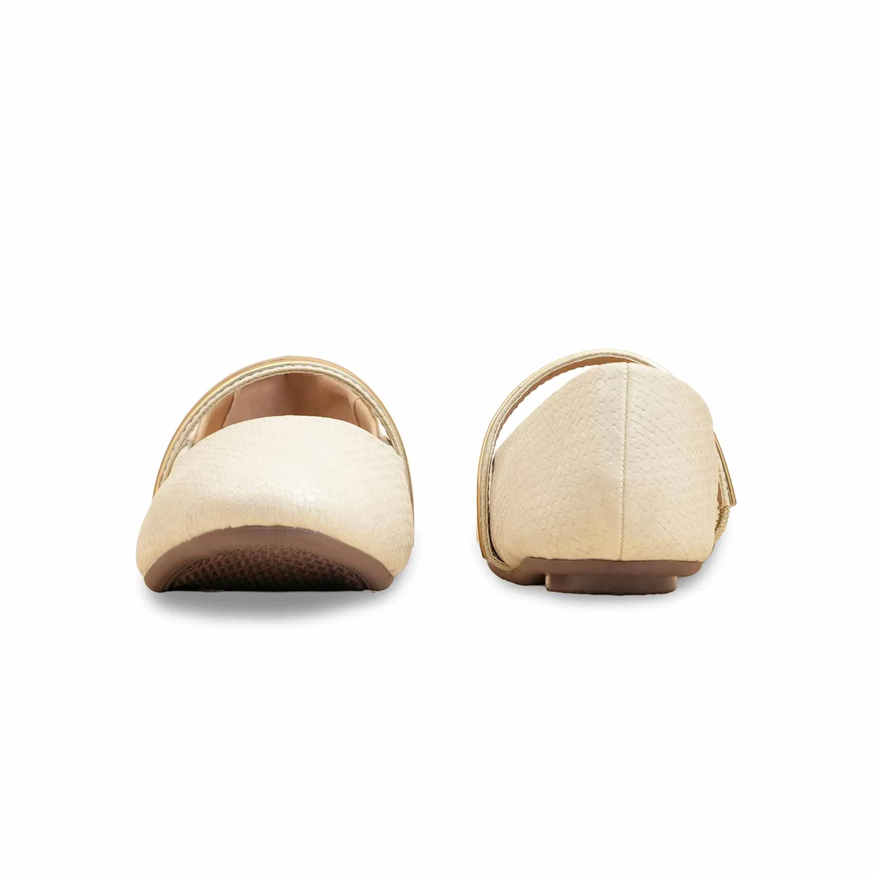 Beige Women Pumps WN1318 - Image 4