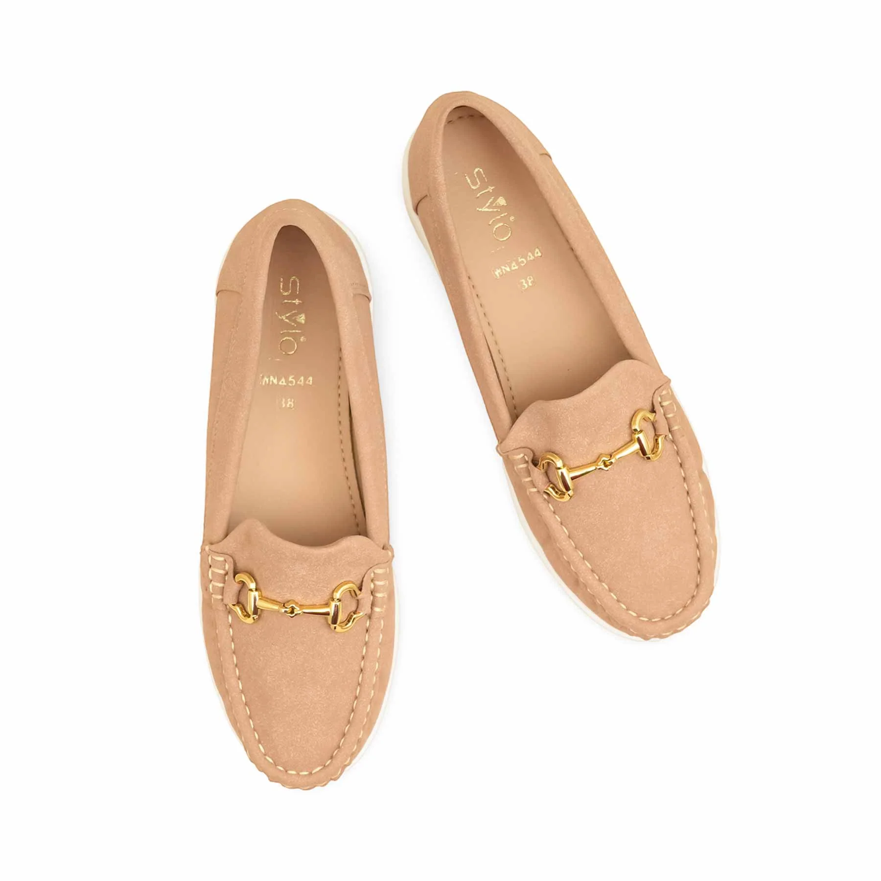 Beige Women Pumps WN4544 - Image 5