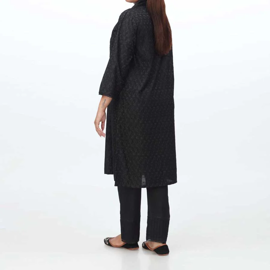 1PC- Embroidered Chikankari Shirt PS4172 - Image 3