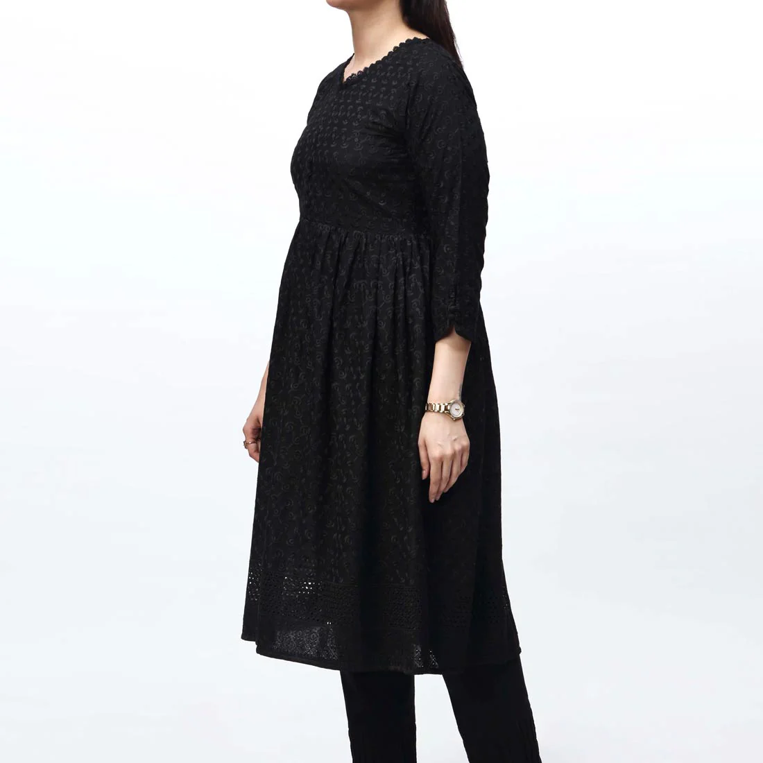 1PC- Embroidered Chikankari Shirt PS4174 - Image 2