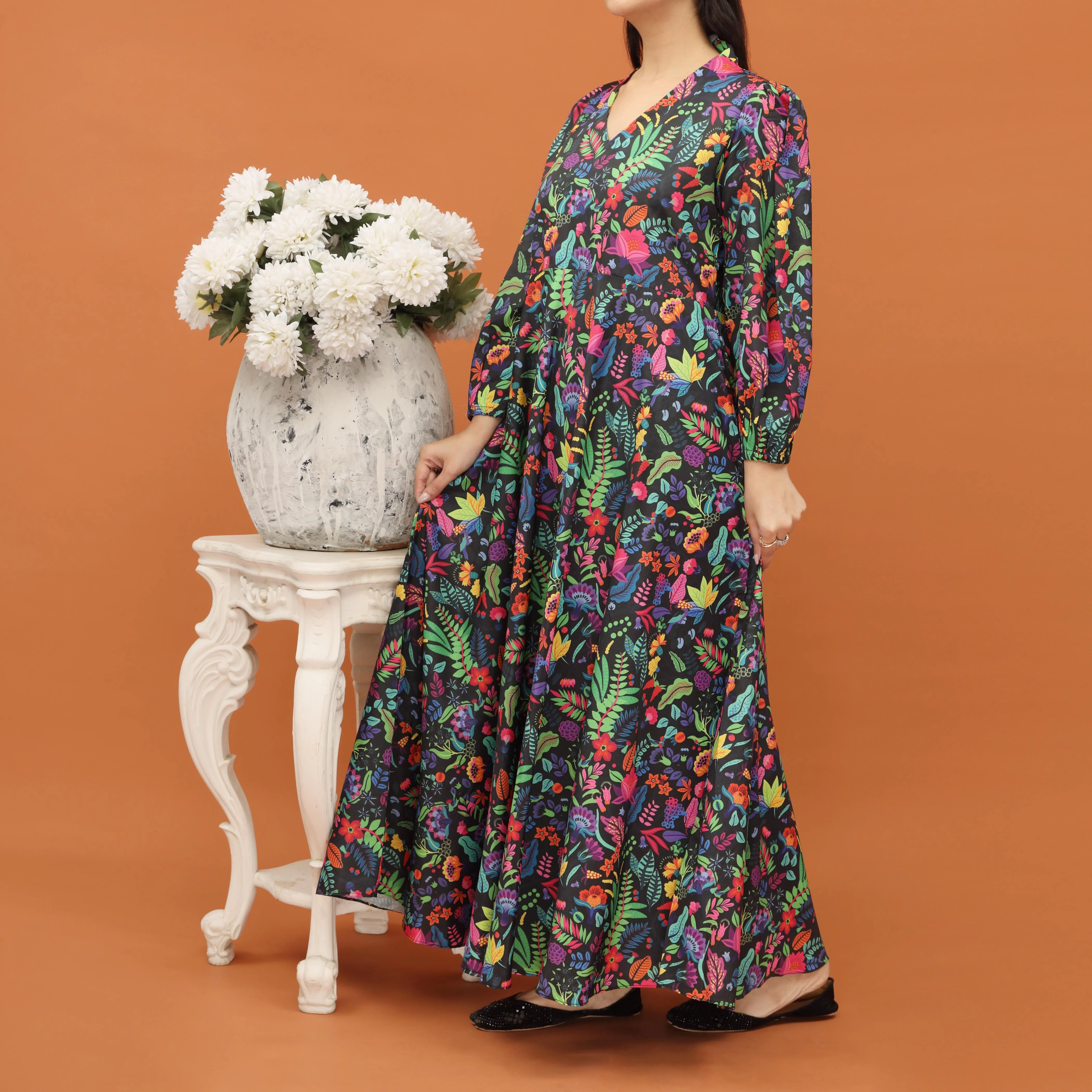 1PC- Printed Grip Silk Shirt PS5016 - Image 2
