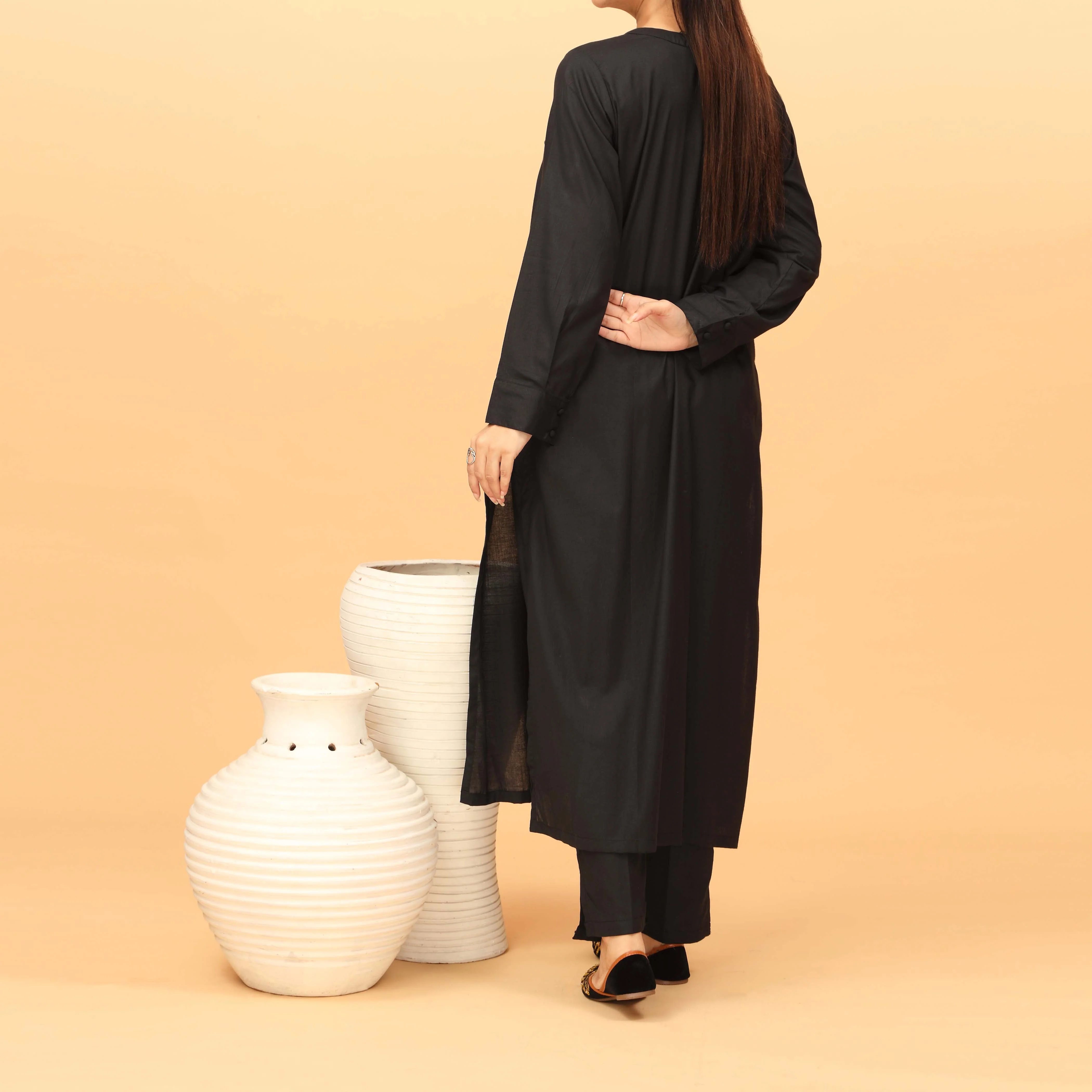 2PC Embellished Cambric Suit PS4928 - Image 3