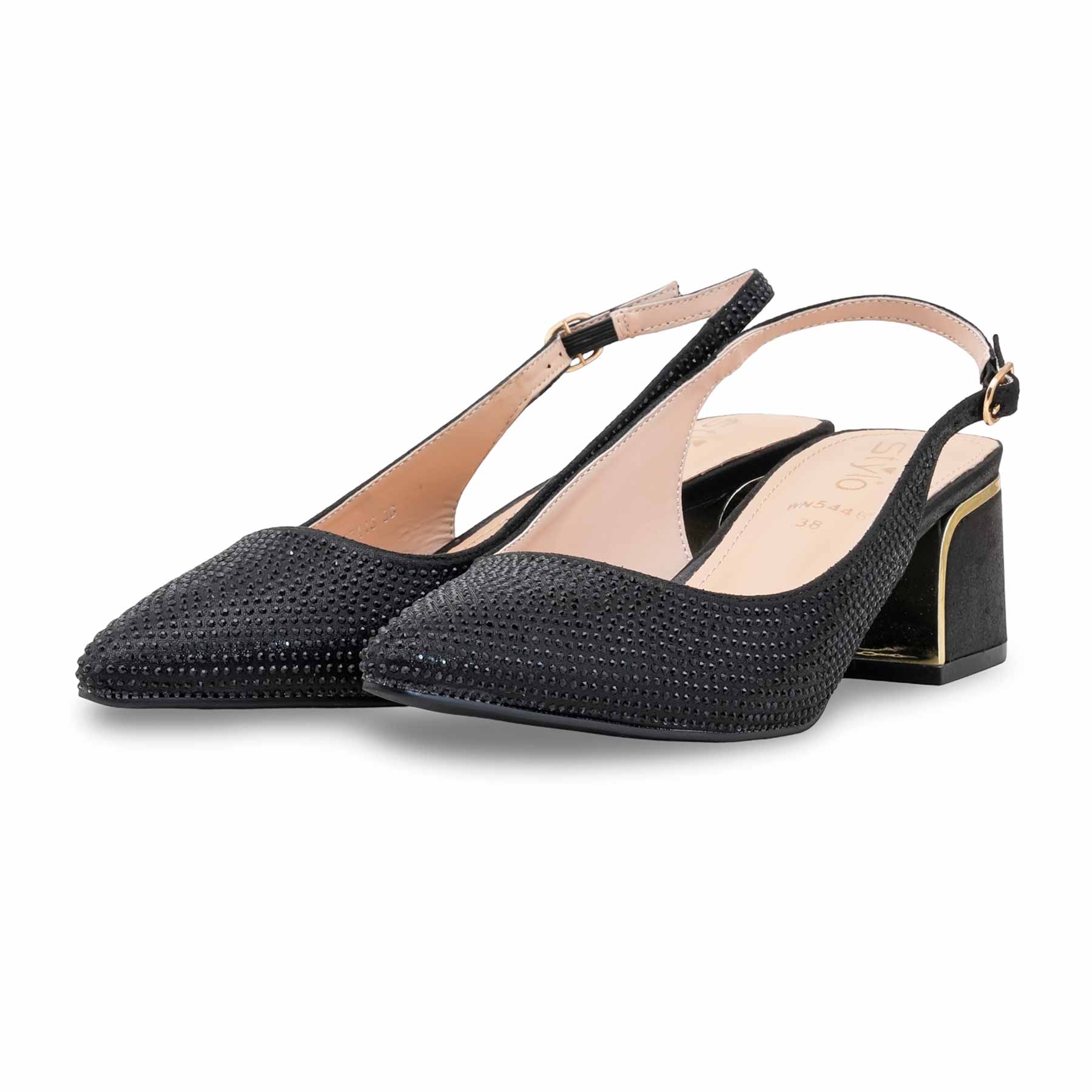 Black Back Open For Women WN5446 - Image 3