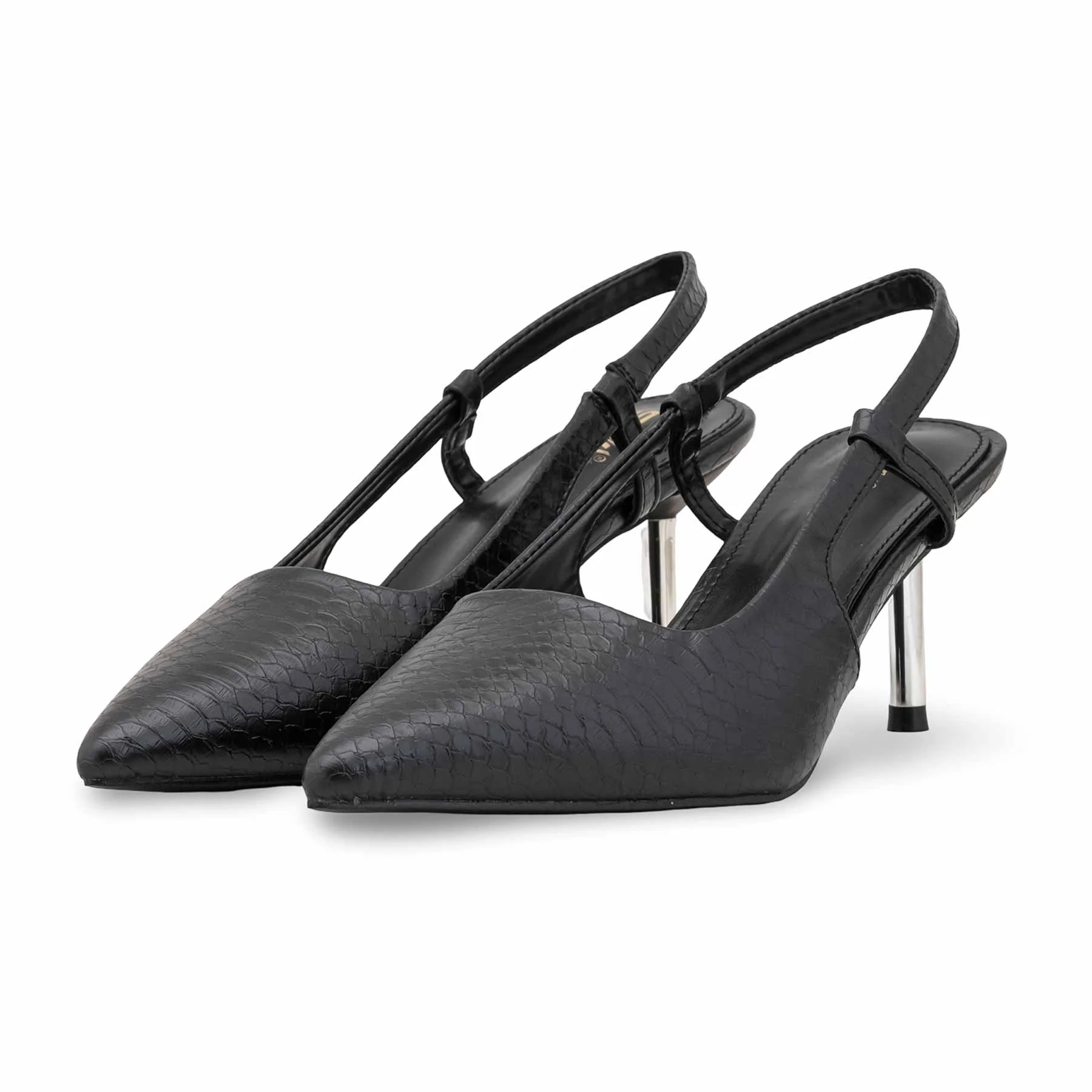 Black Back Open For Women WN5450 - Image 3