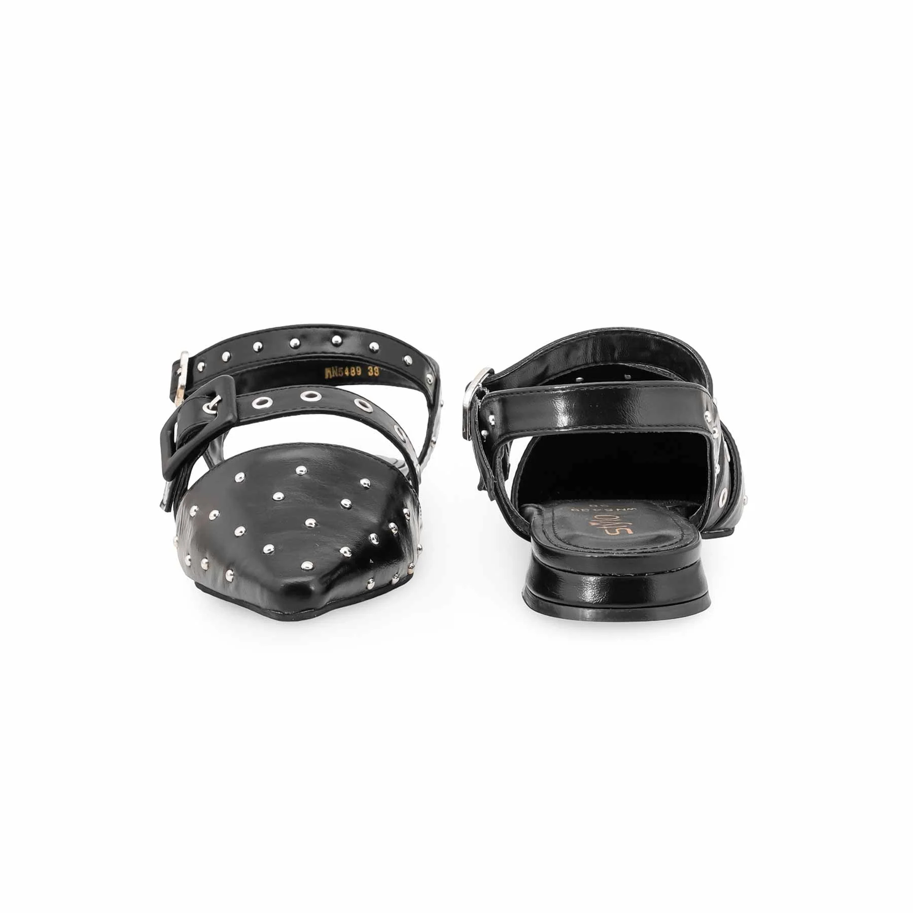 Black Back Open For Women WN5489 - Image 4