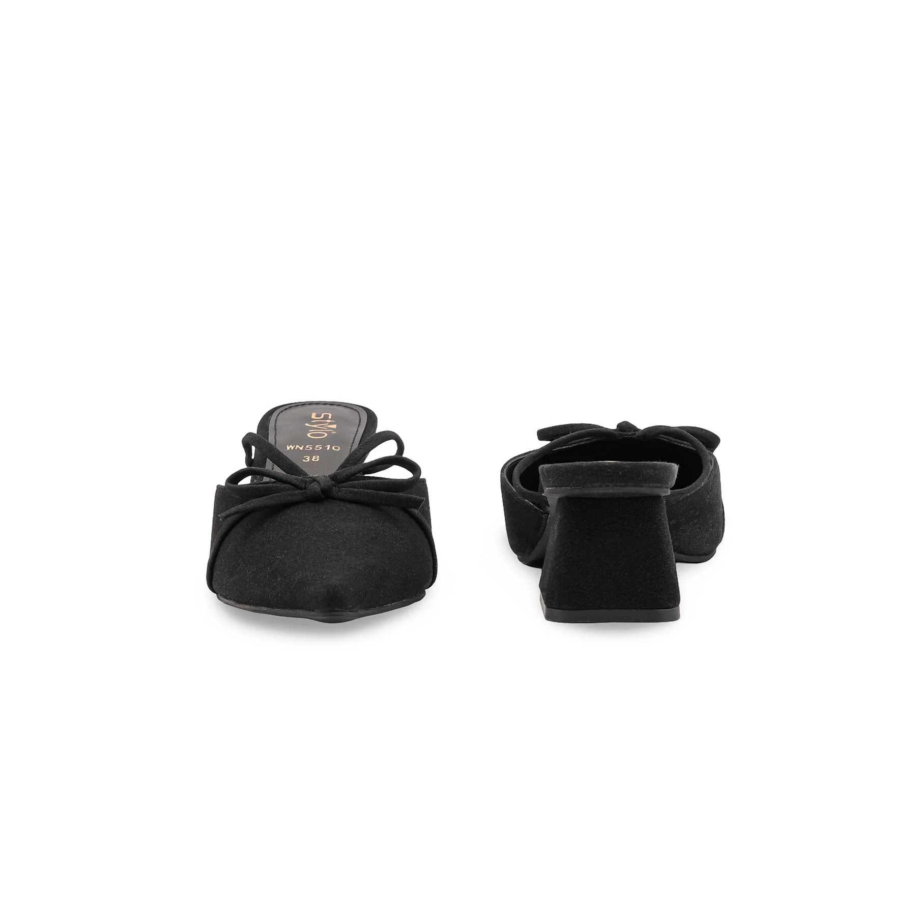Black Back Open For Women WN5510 - Image 4