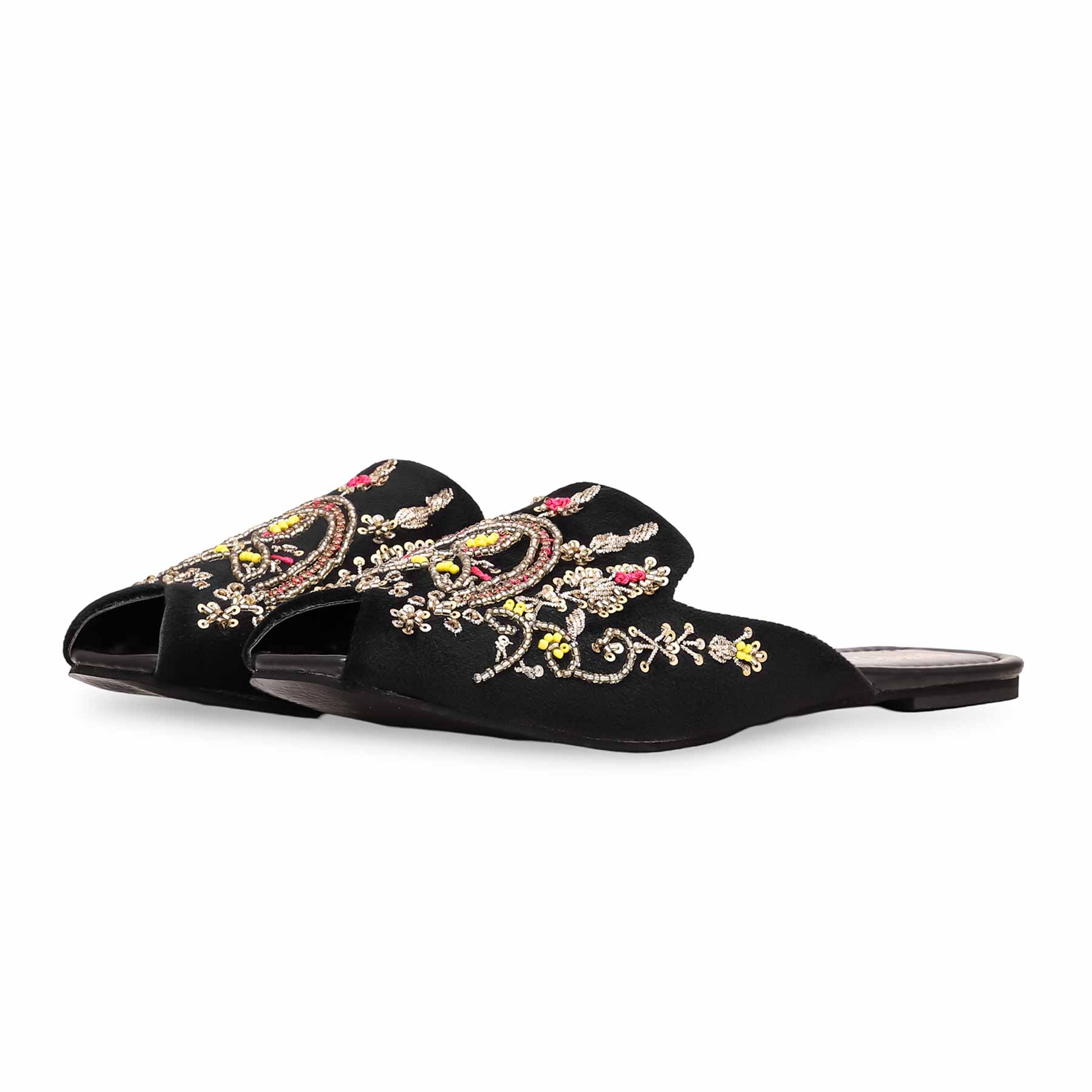 Black Back Open Khussa EC8488 - Image 2