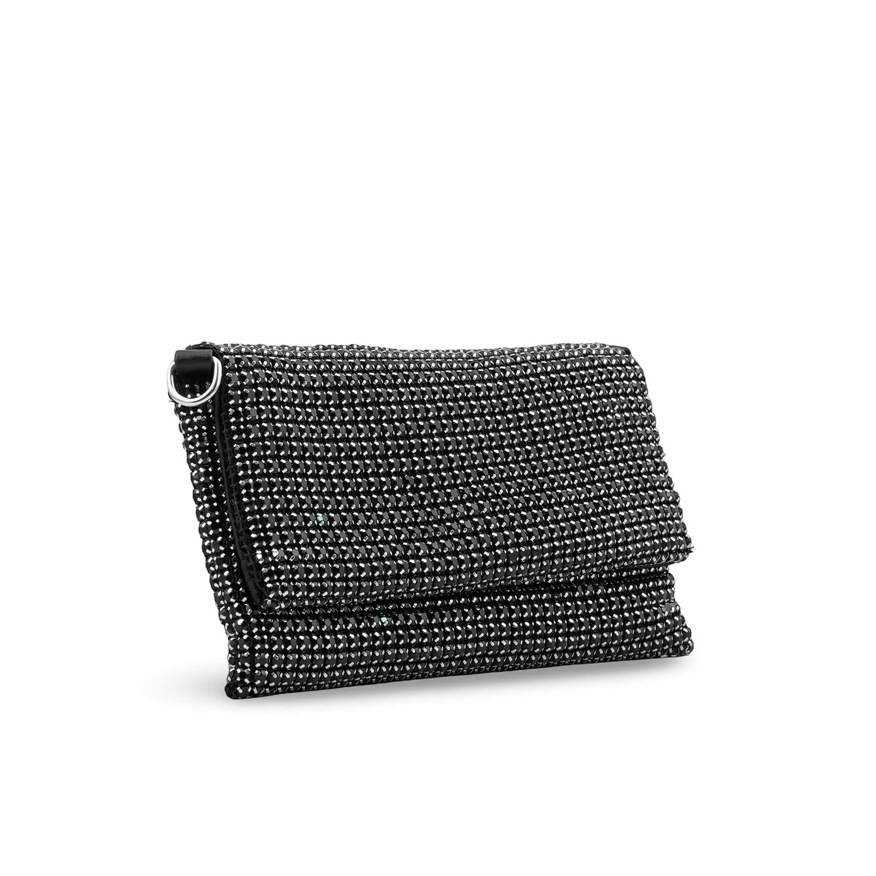 Black Bridal Clutch P24095 - Image 3
