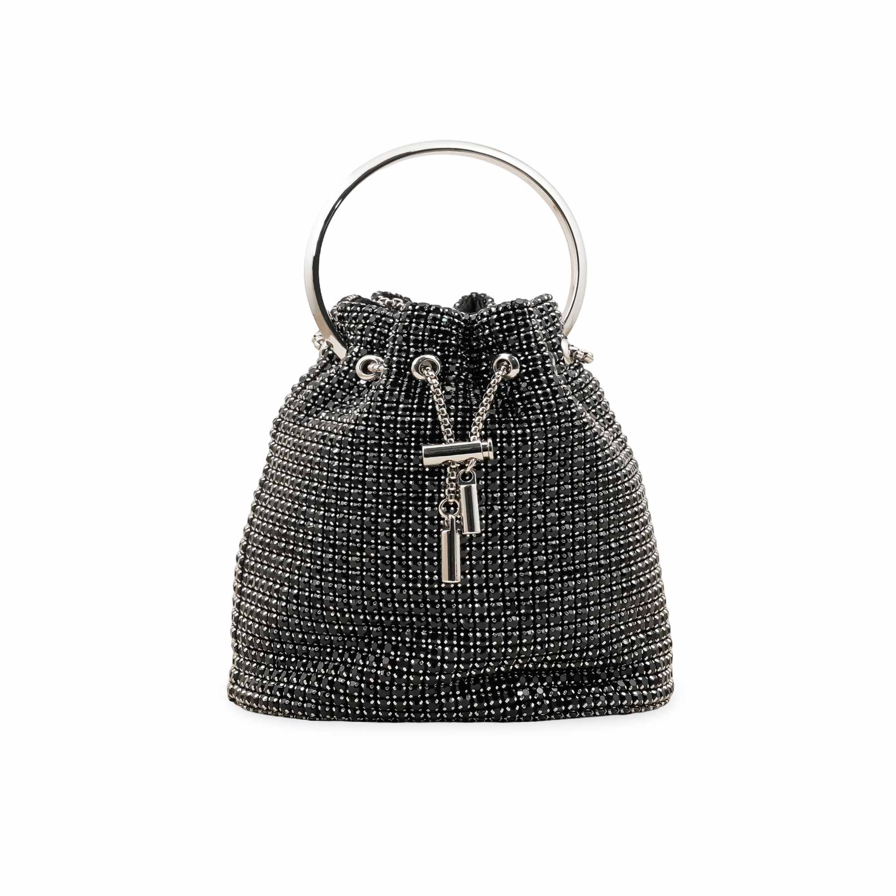 Black Bridal Clutch P24099 - Image 2