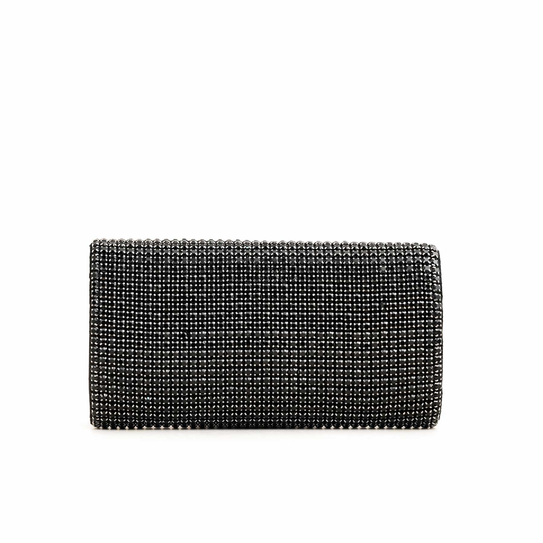 Black Bridal Clutch P24226 - Image 3