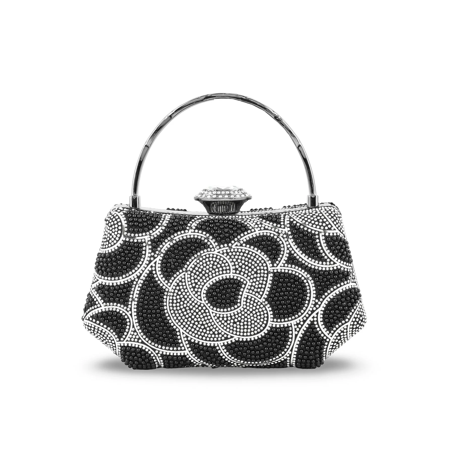 Black Bridal Clutch p24252 - Image 2