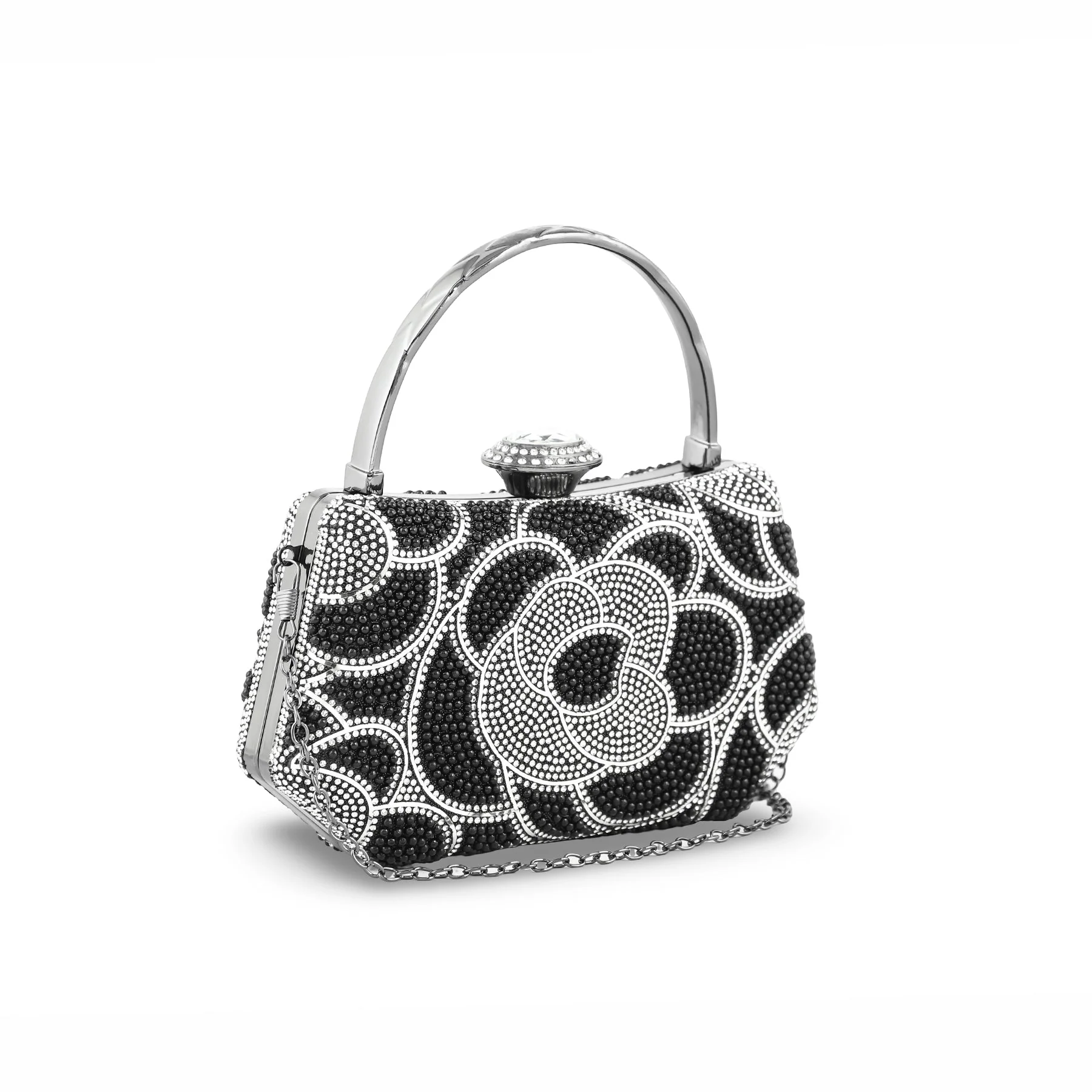 Black Bridal Clutch p24252 - Image 3