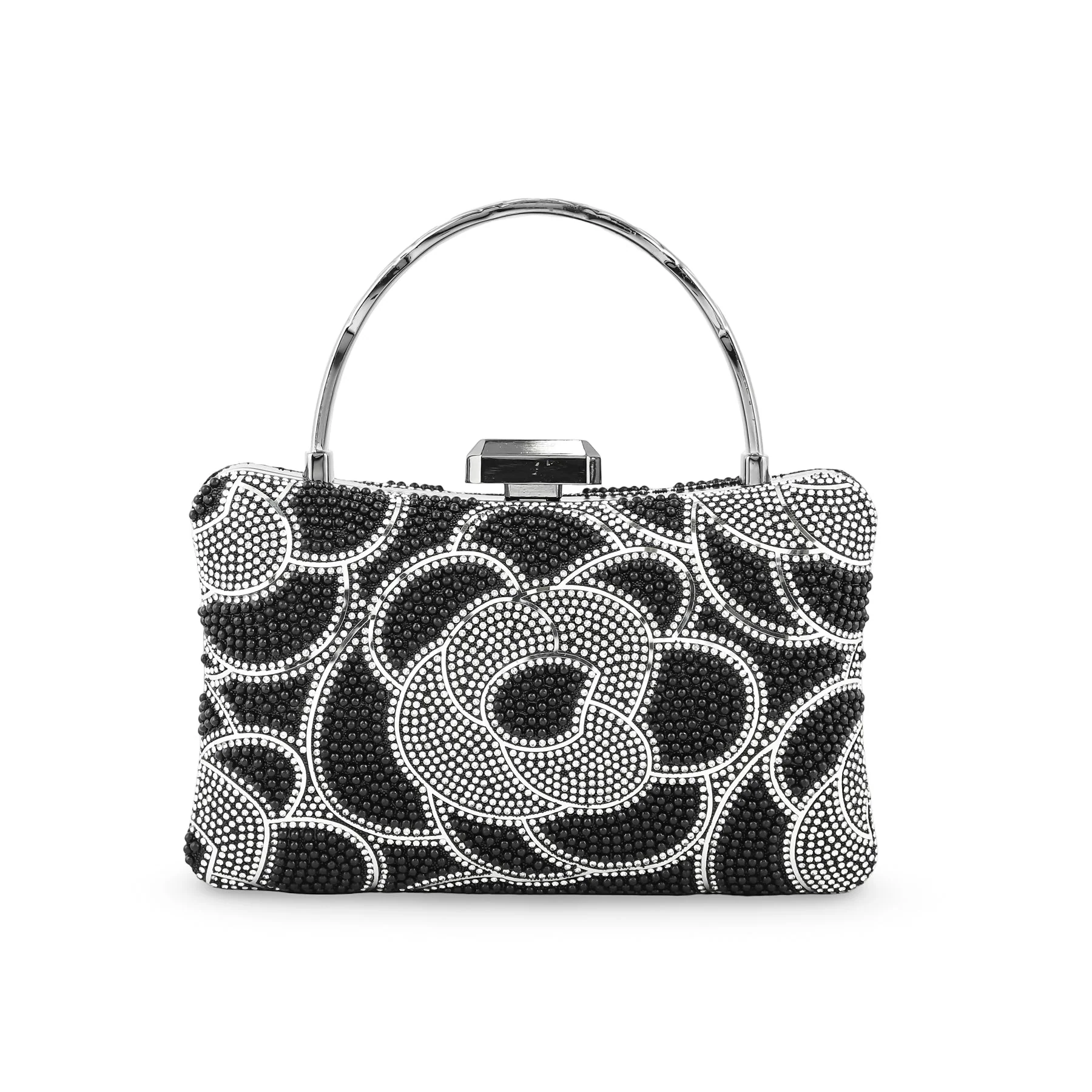 Black Bridal Clutch p24254 - Image 4