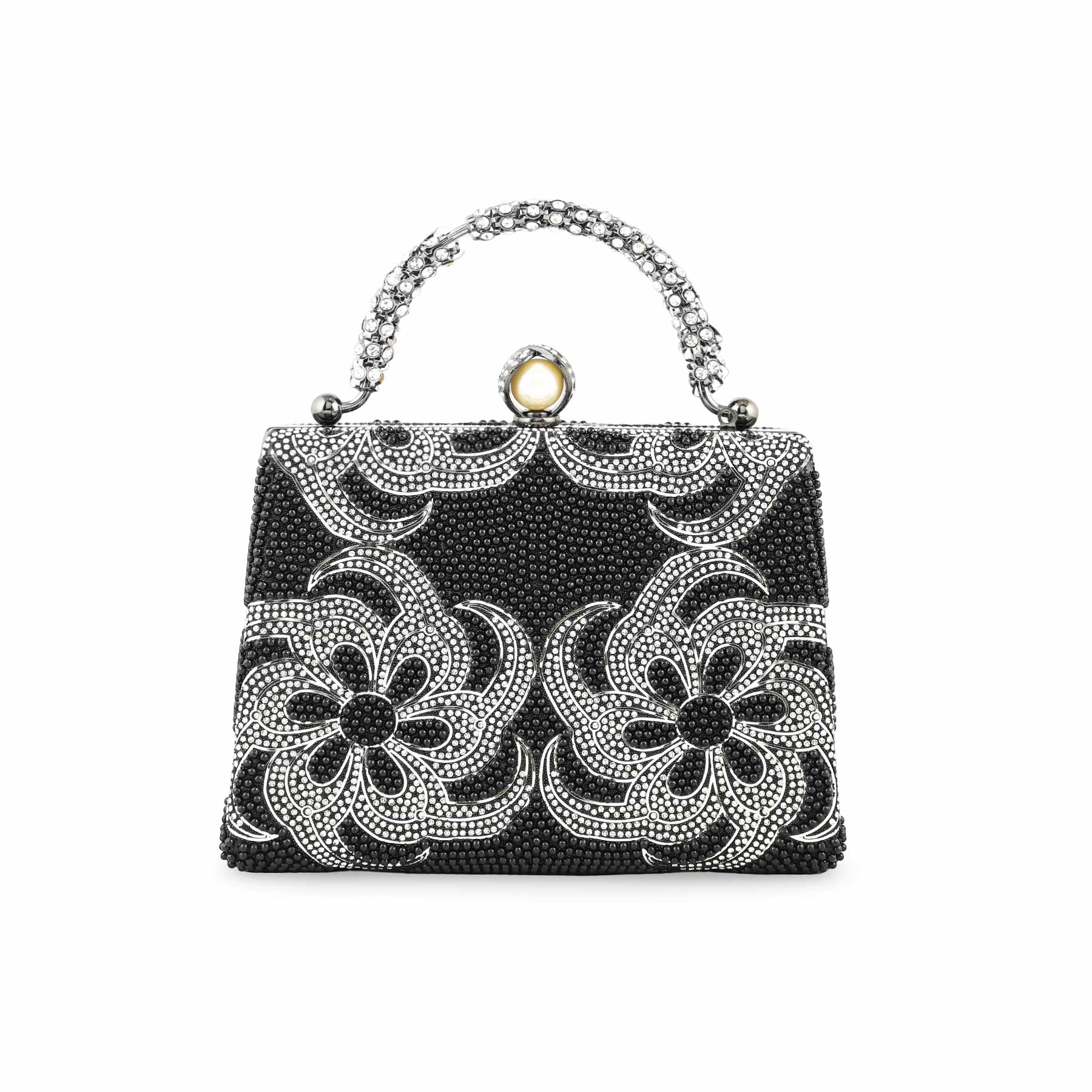 Black Bridal Clutch p24255 - Image 4
