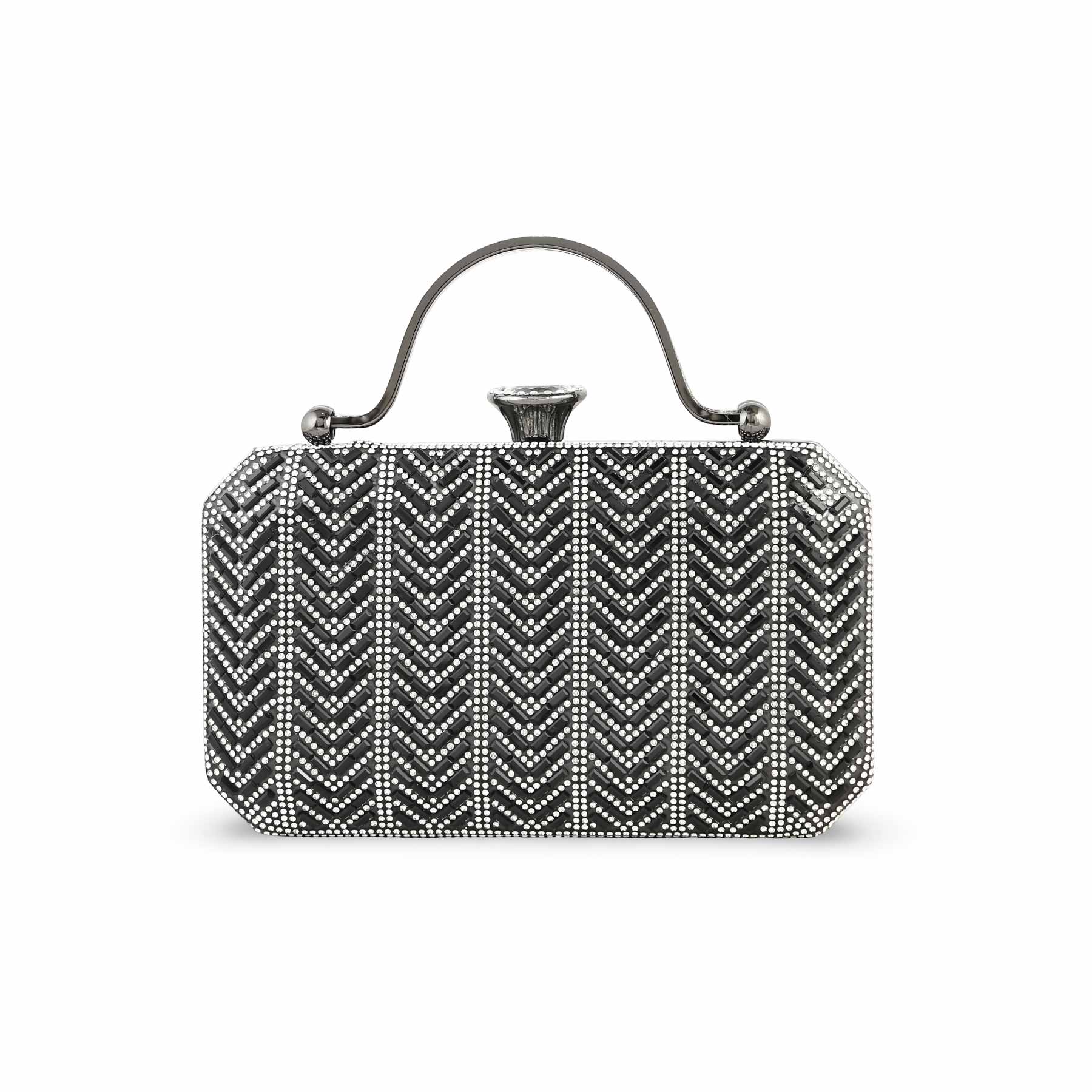 Black Bridal Clutch p24258 - Image 2