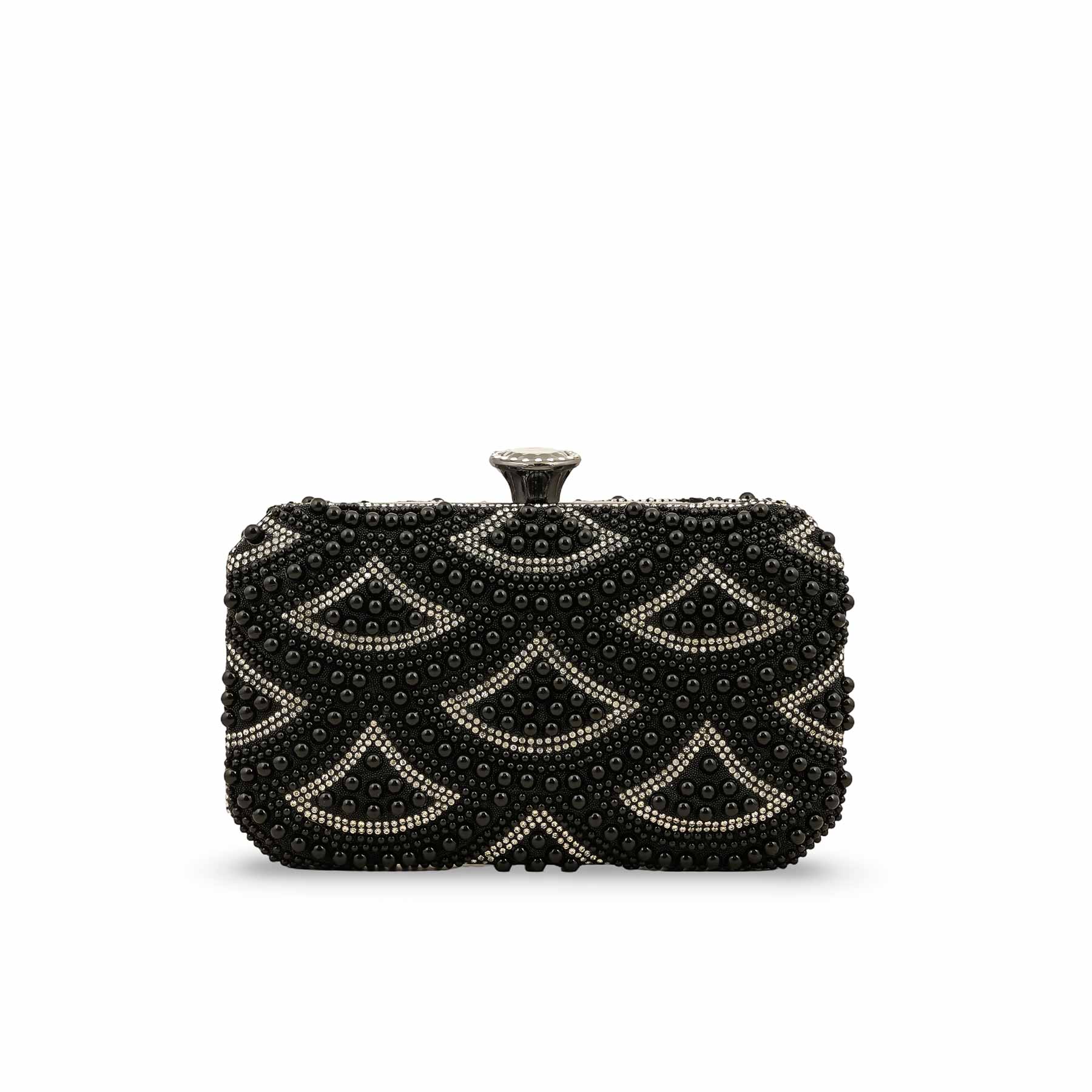 Black Bridal Clutch P24277 - Image 4