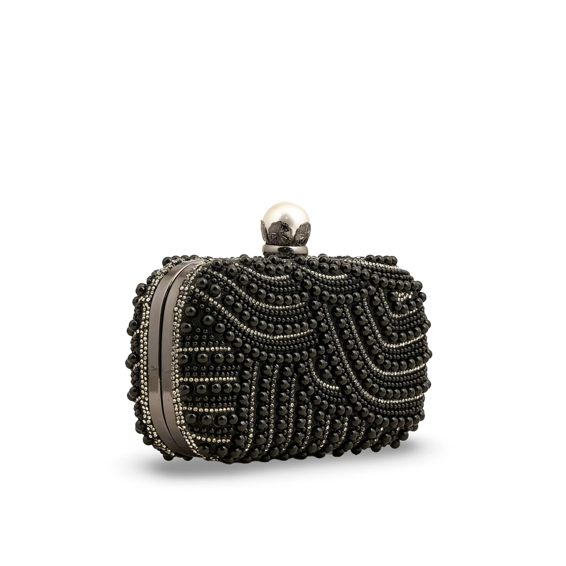 Black Bridal Clutch P24279 - Image 3