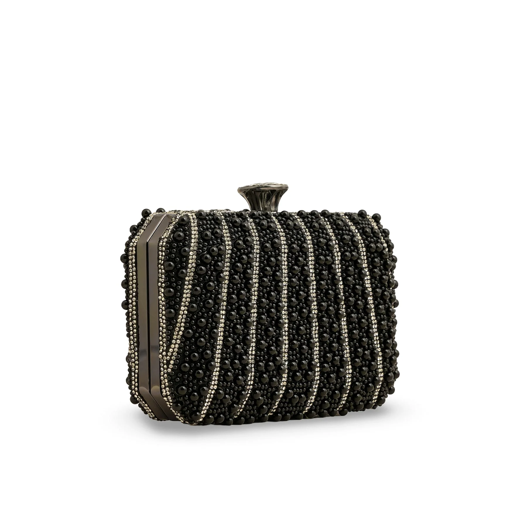 Black Bridal Clutch P24281 - Image 3