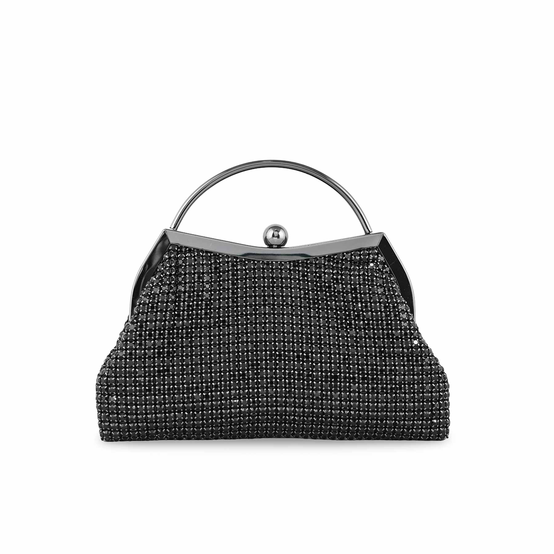 Black Bridal Clutch P24313 - Image 2