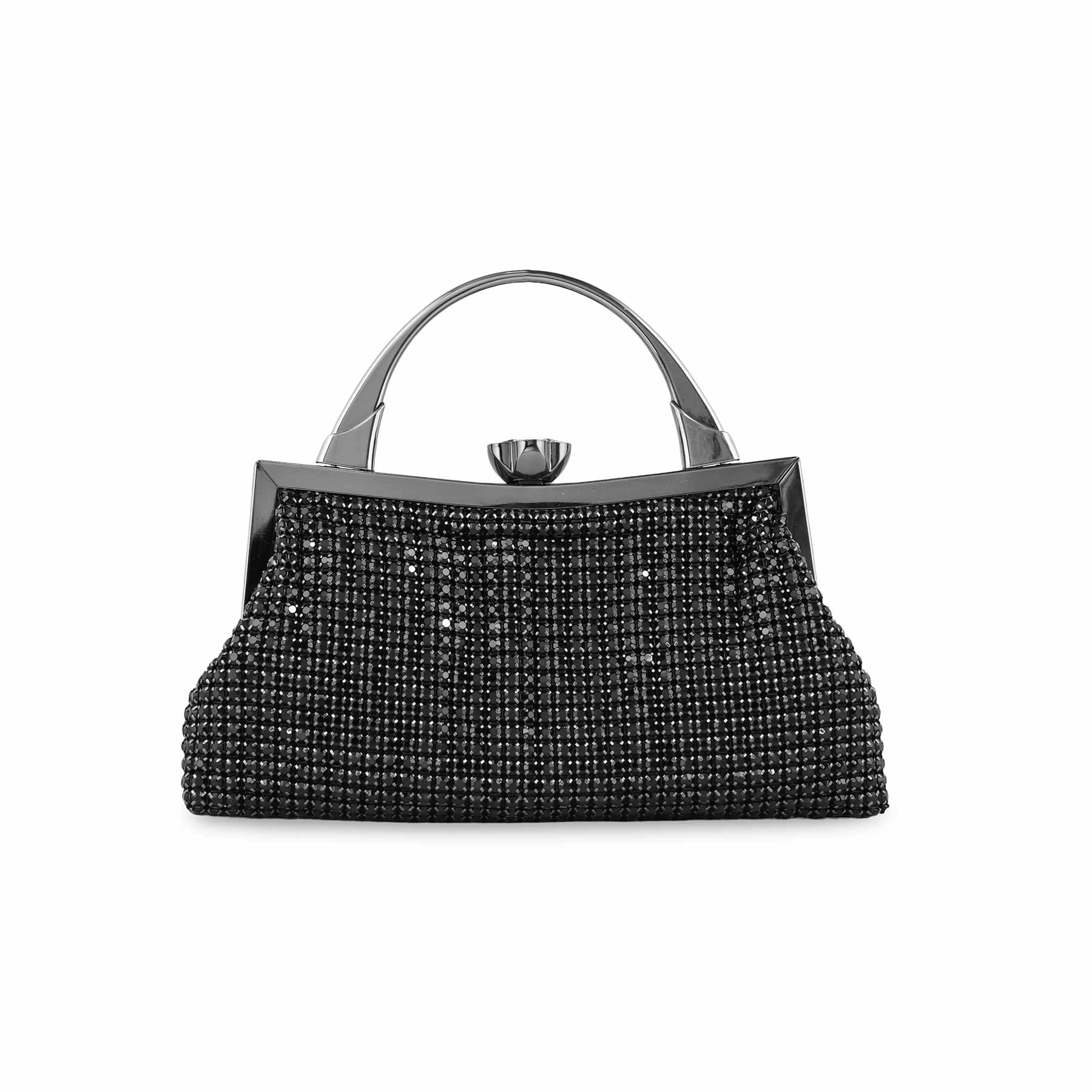 Black Bridal Clutch P24317 - Image 3