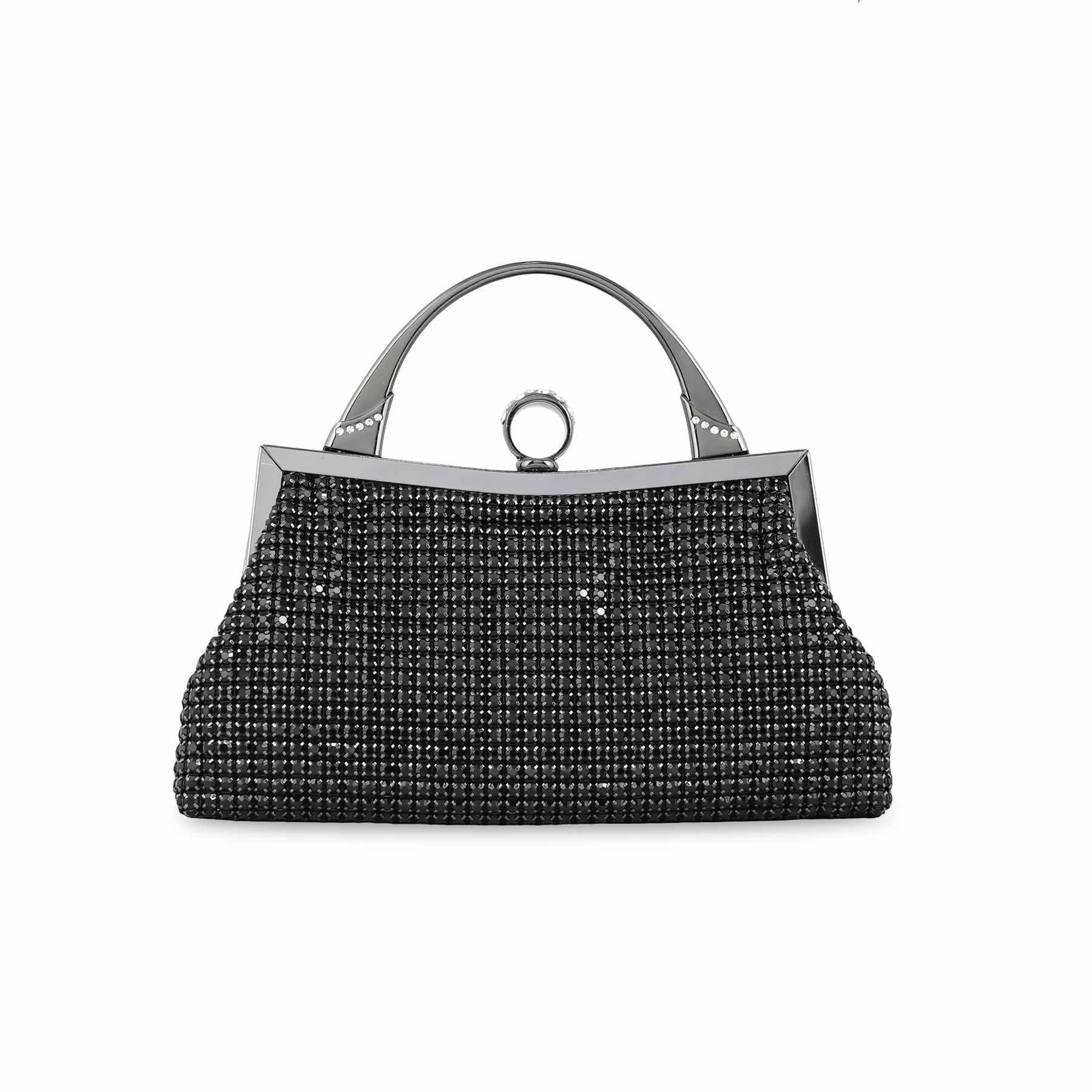 Black Bridal Clutch P24318 - Image 2