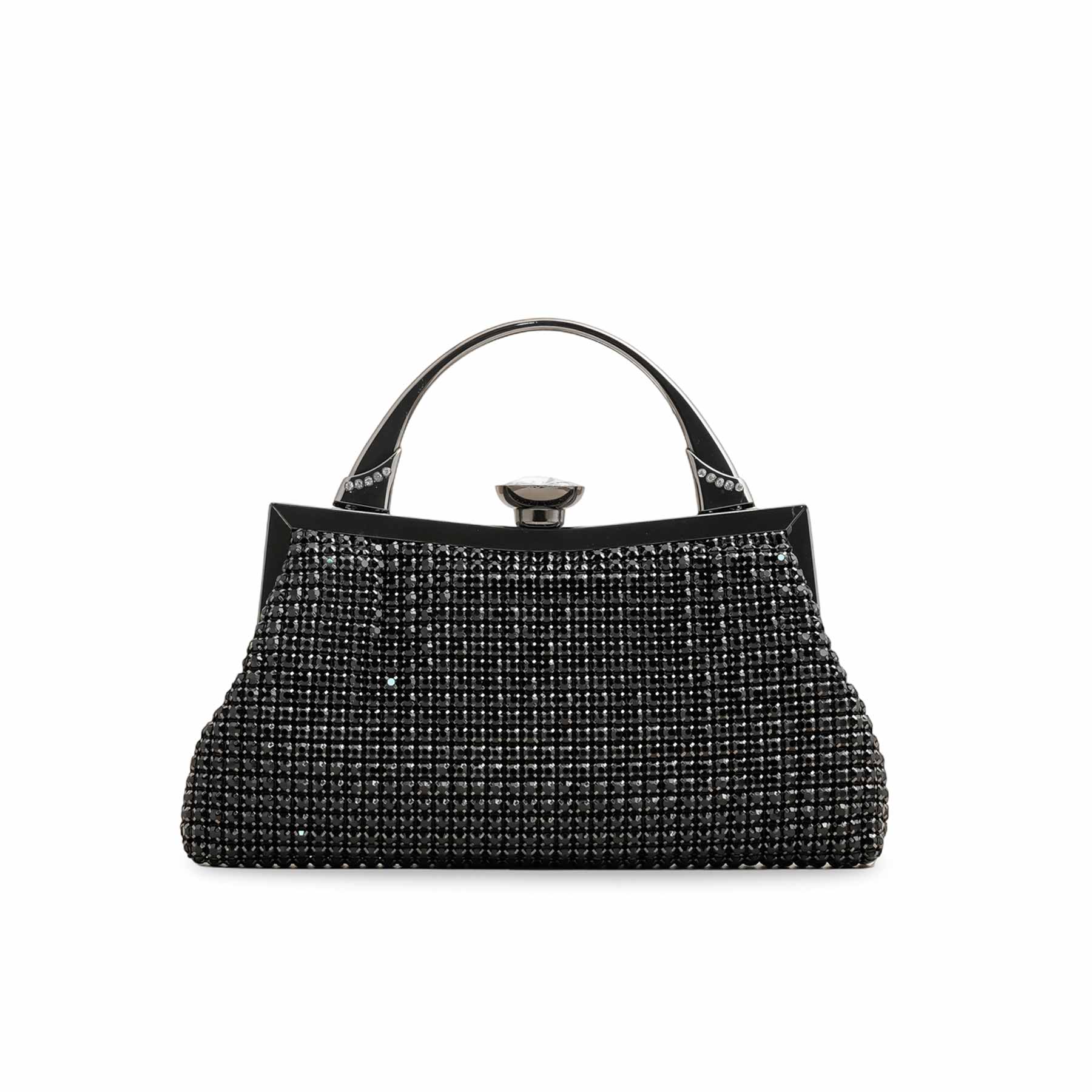 Black Bridal Clutch P24321 - Image 2