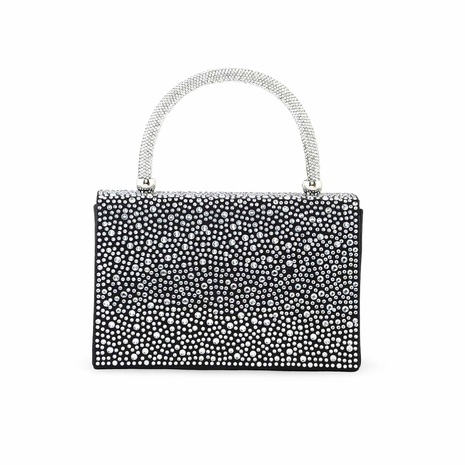 Black Bridal Clutch P24369 - Image 4