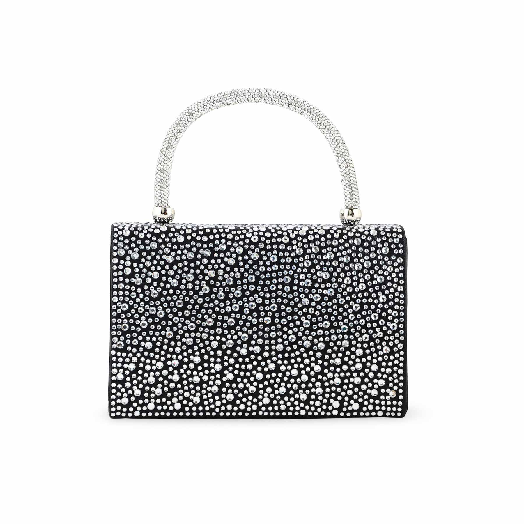 Black Bridal Clutch P24370 - Image 4