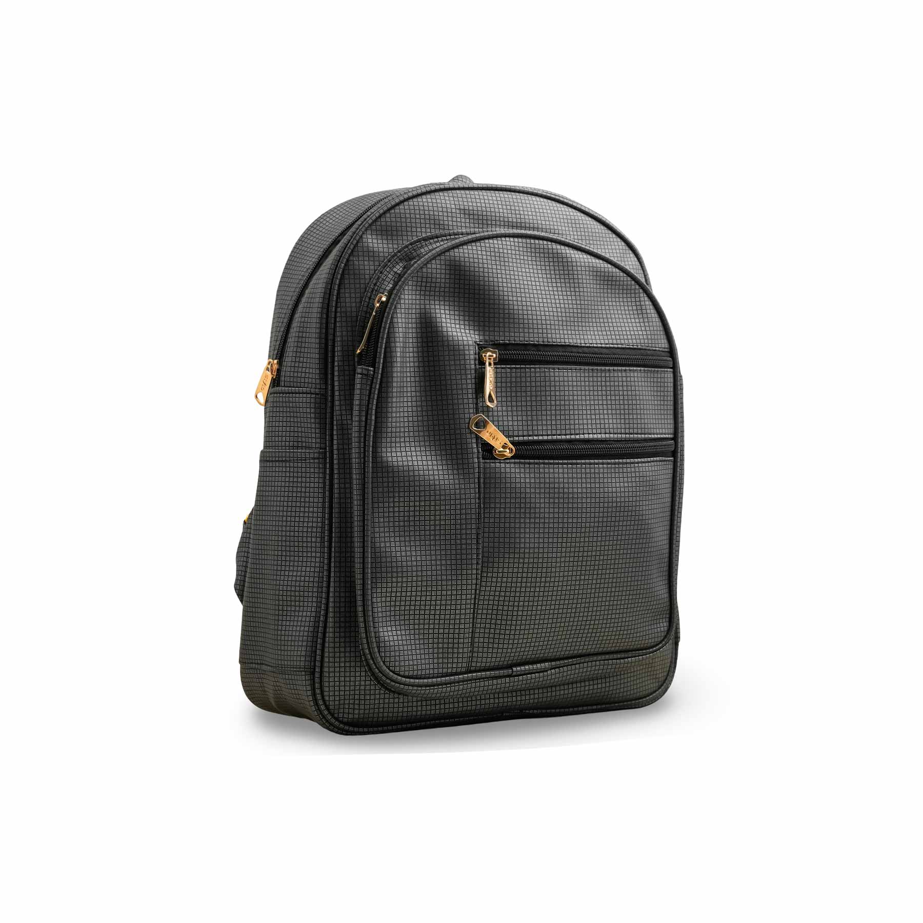 Black Casual Backpack P56219 - Image 3
