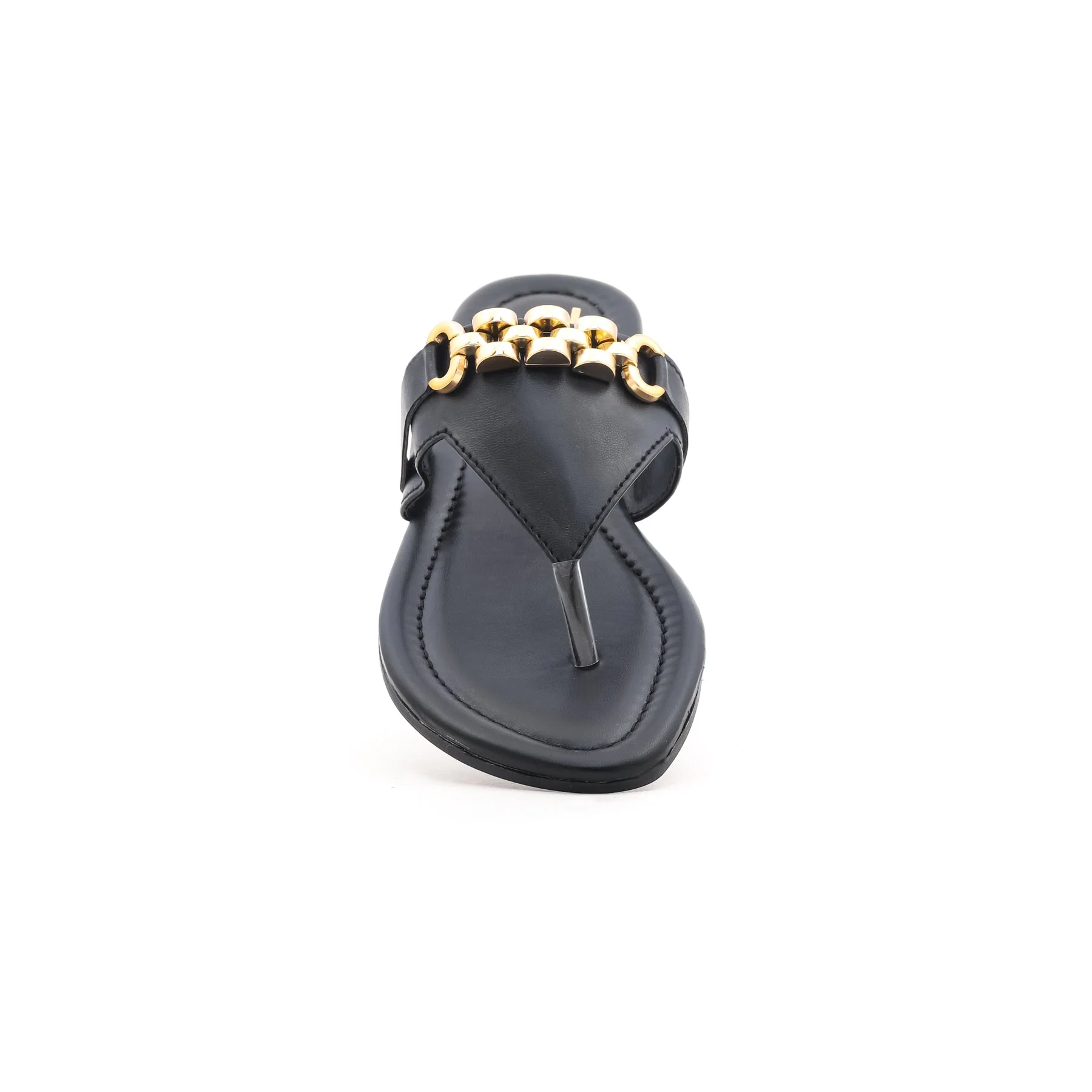 Black Casual Chappal CL1400 - Image 3