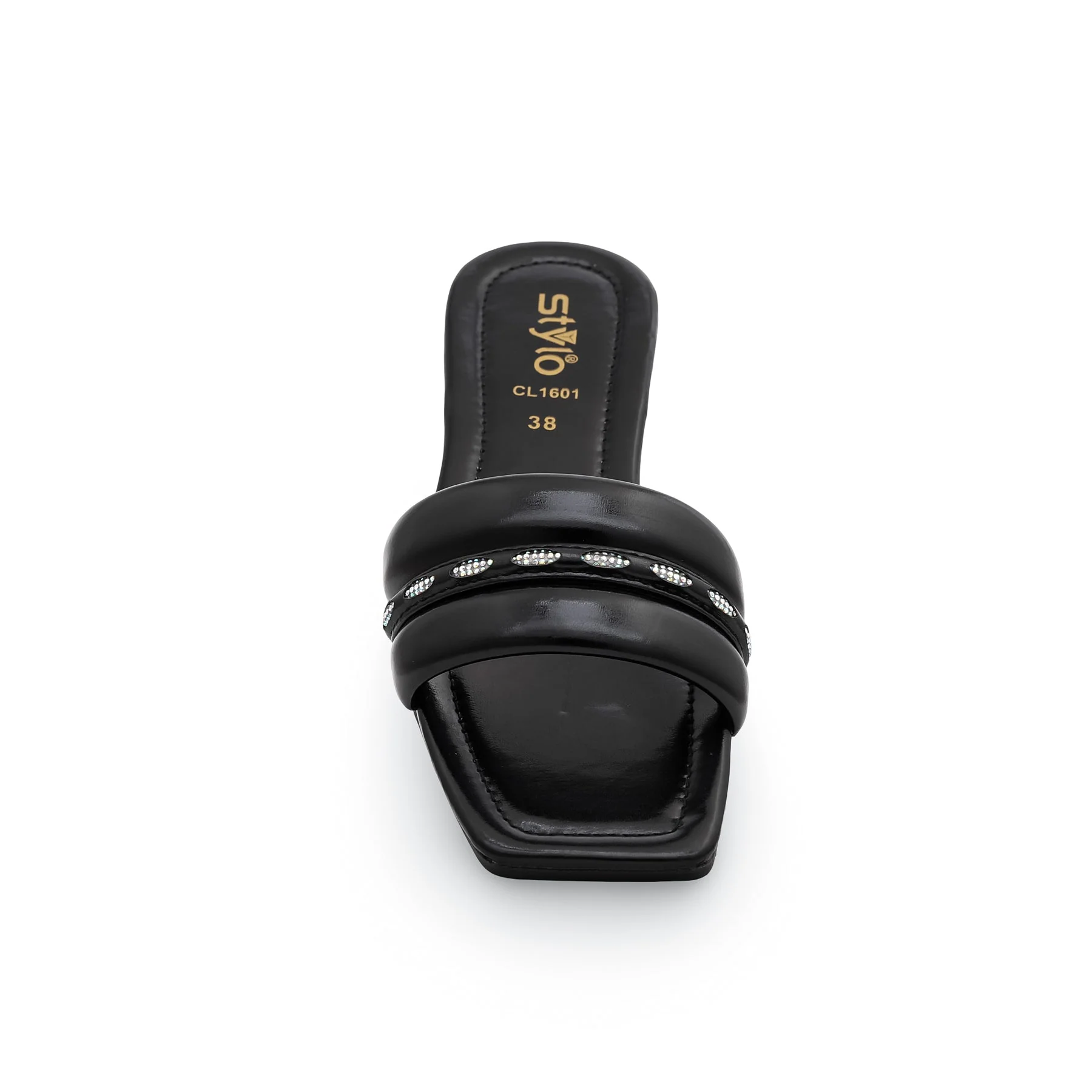Black Casual Slipper CL1601 - Image 3