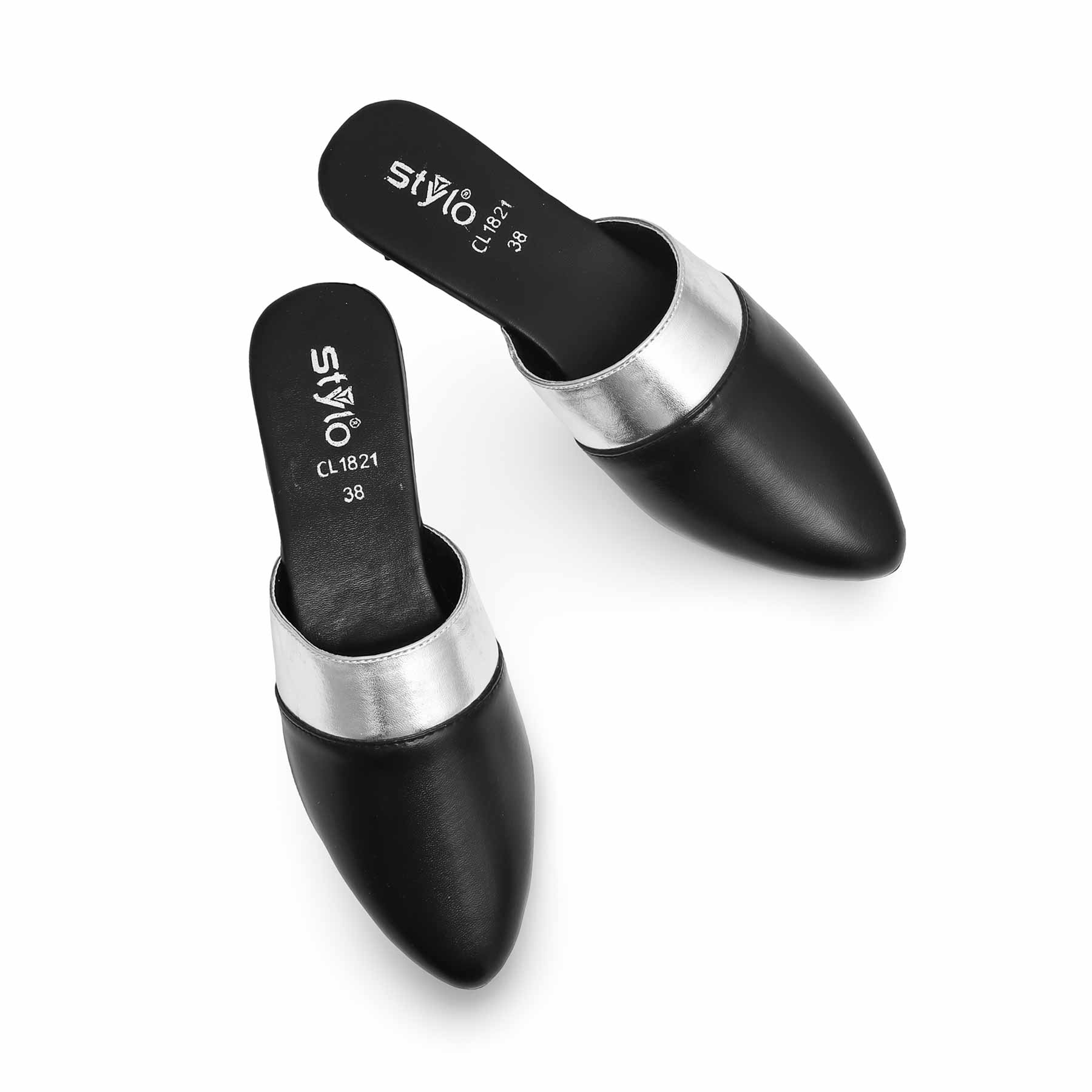 Black Casual Mule CL1821 - Image 4