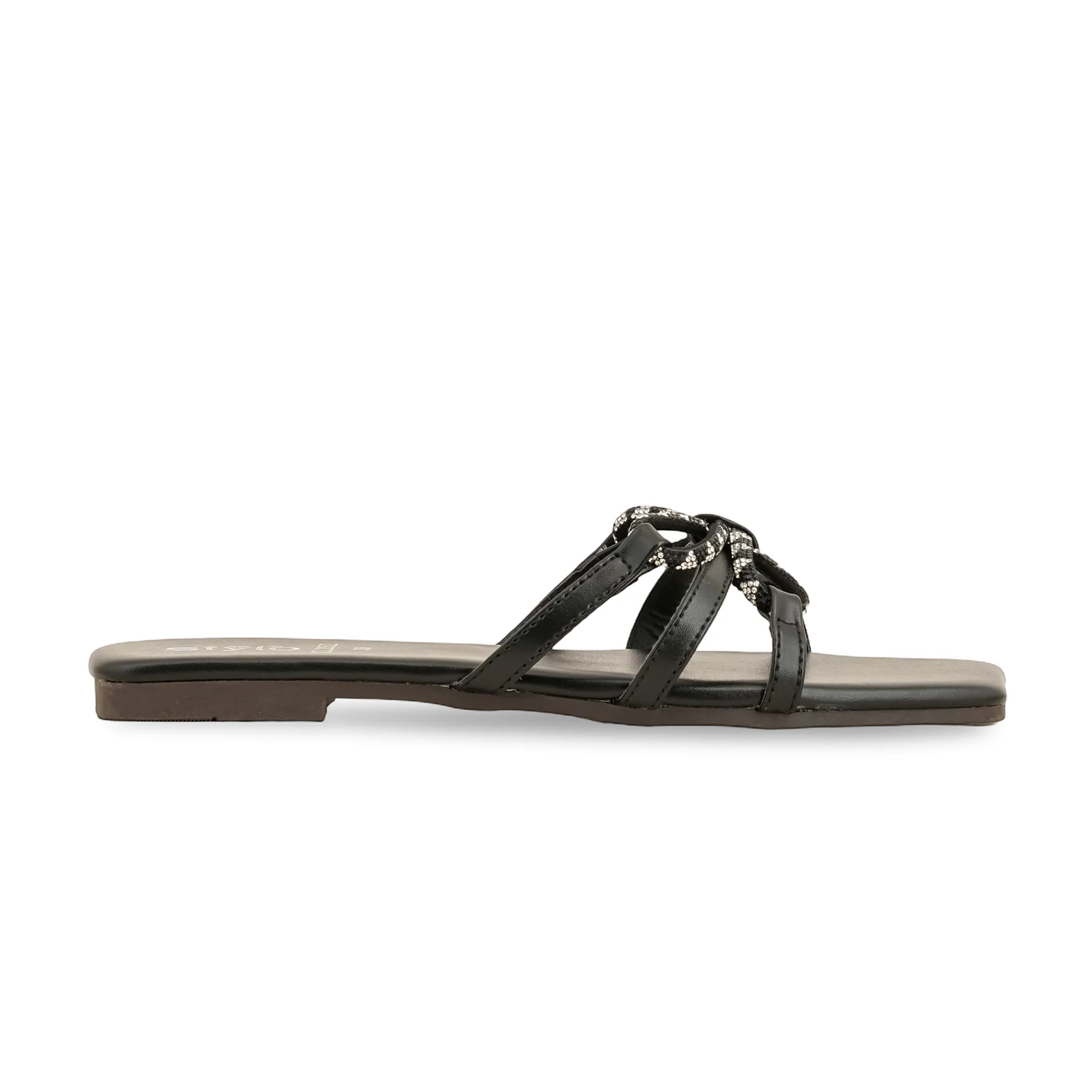 Black Casual Slipper CL2052 - Image 2