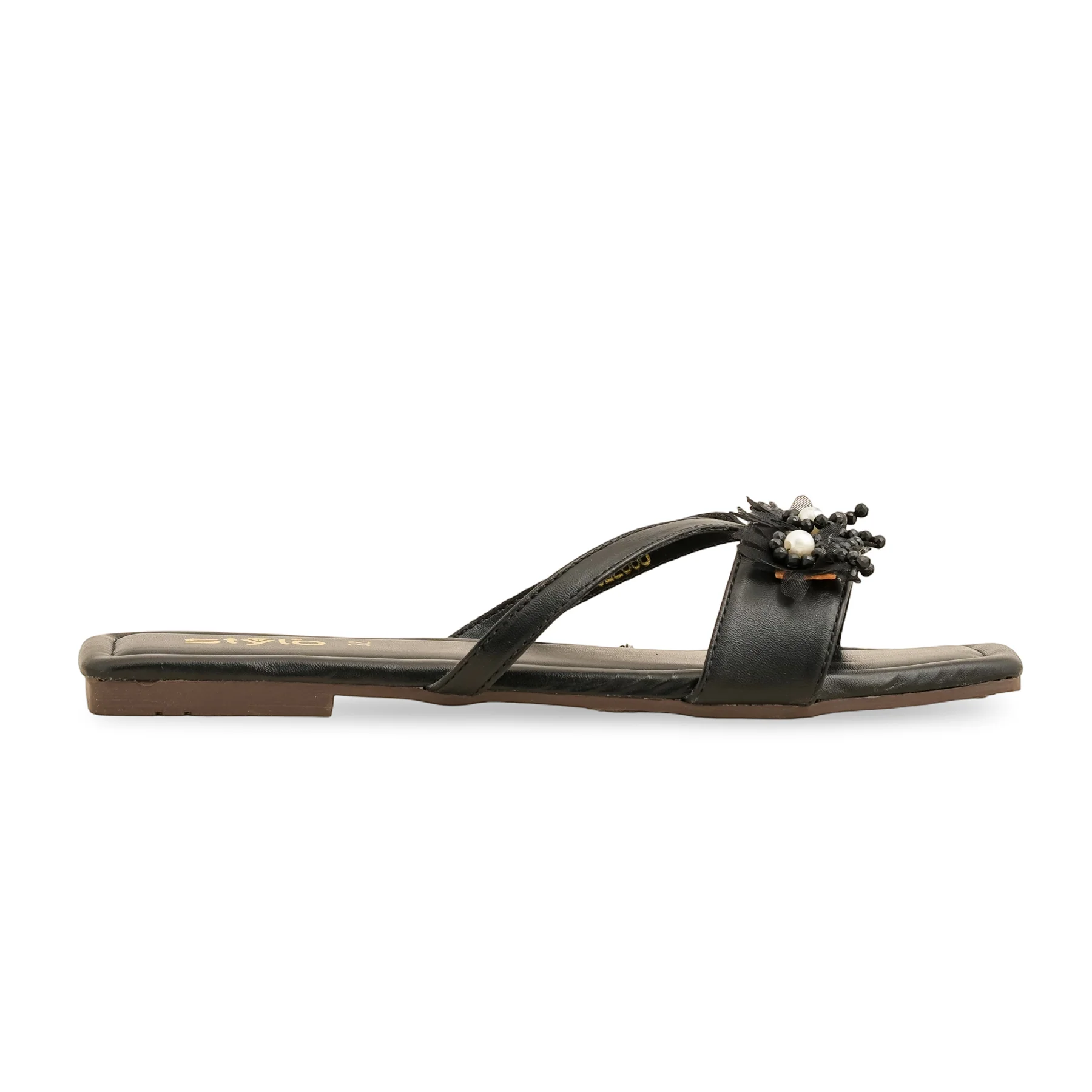 Black Casual Slipper CL2060 - Image 2
