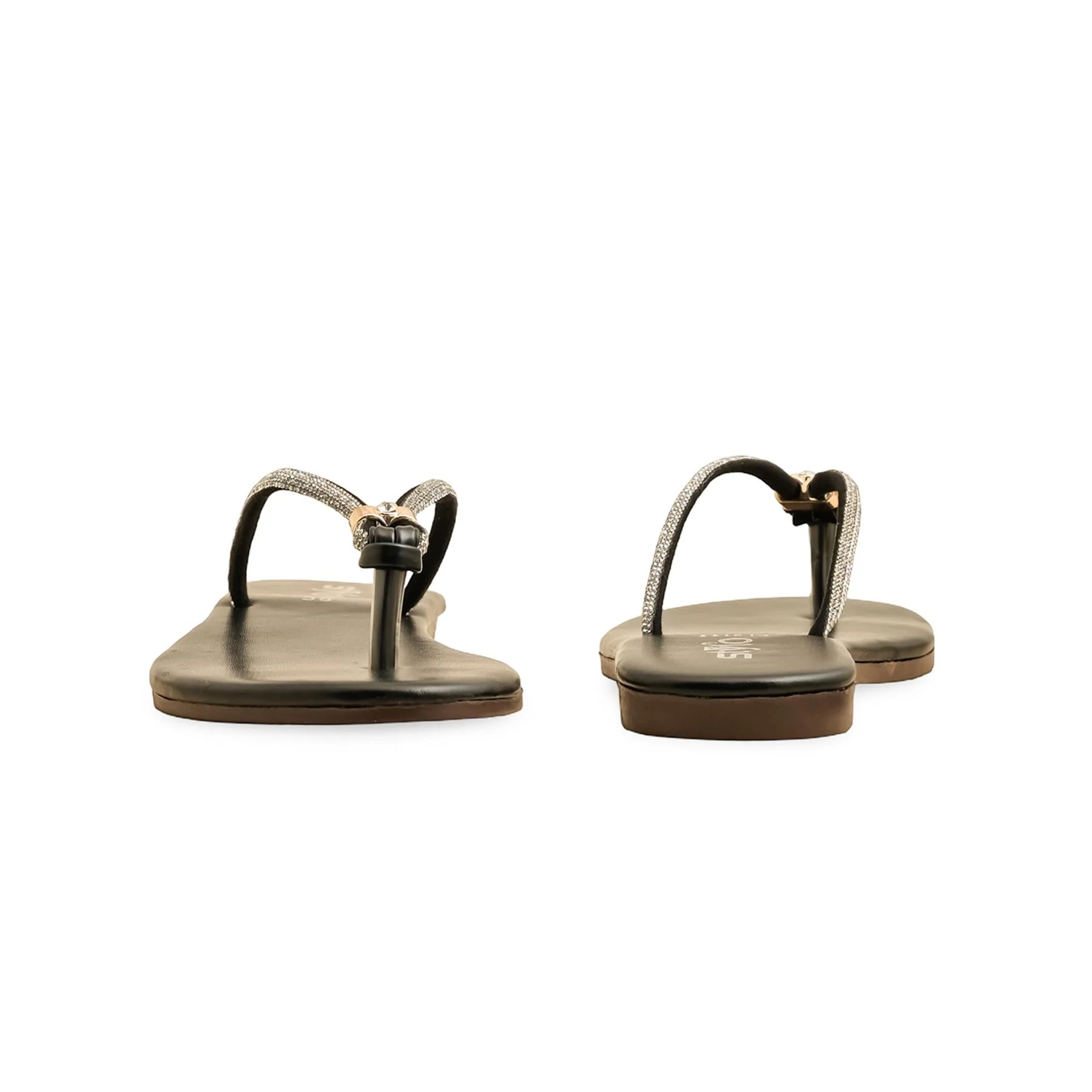 Black Casual Chappal CL2111 - Image 4