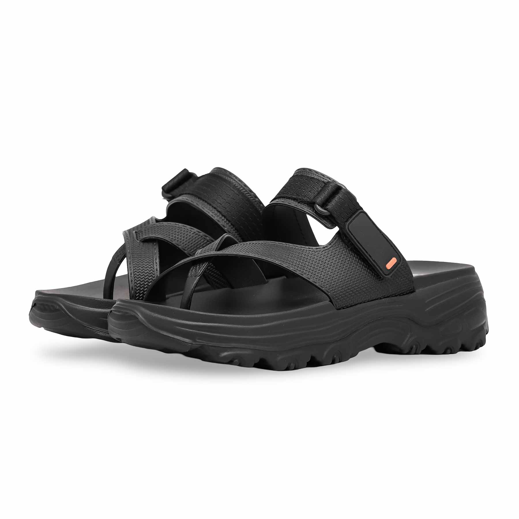 Black Casual Chappal CL9250 - Image 2