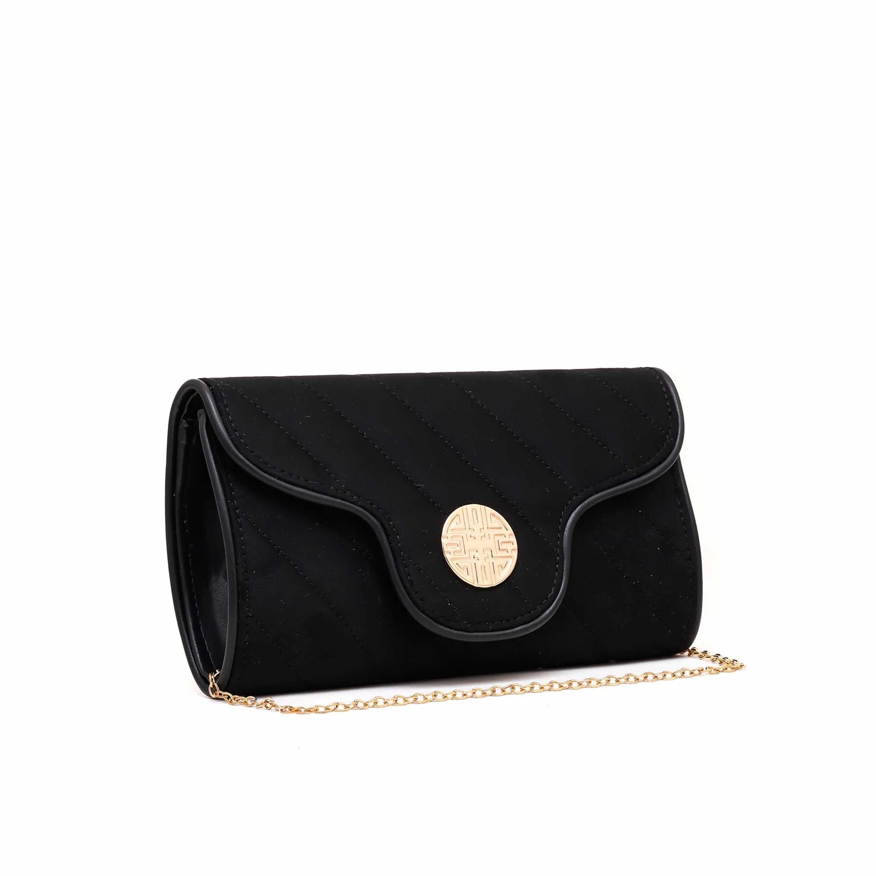 Black Casual Clutch P60310 - Image 2