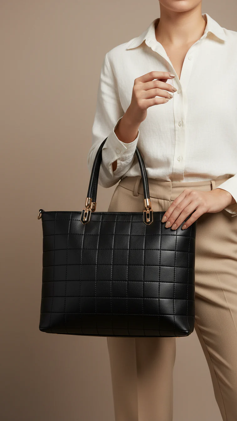 Black Casual Hand Bag For Ladies P56247