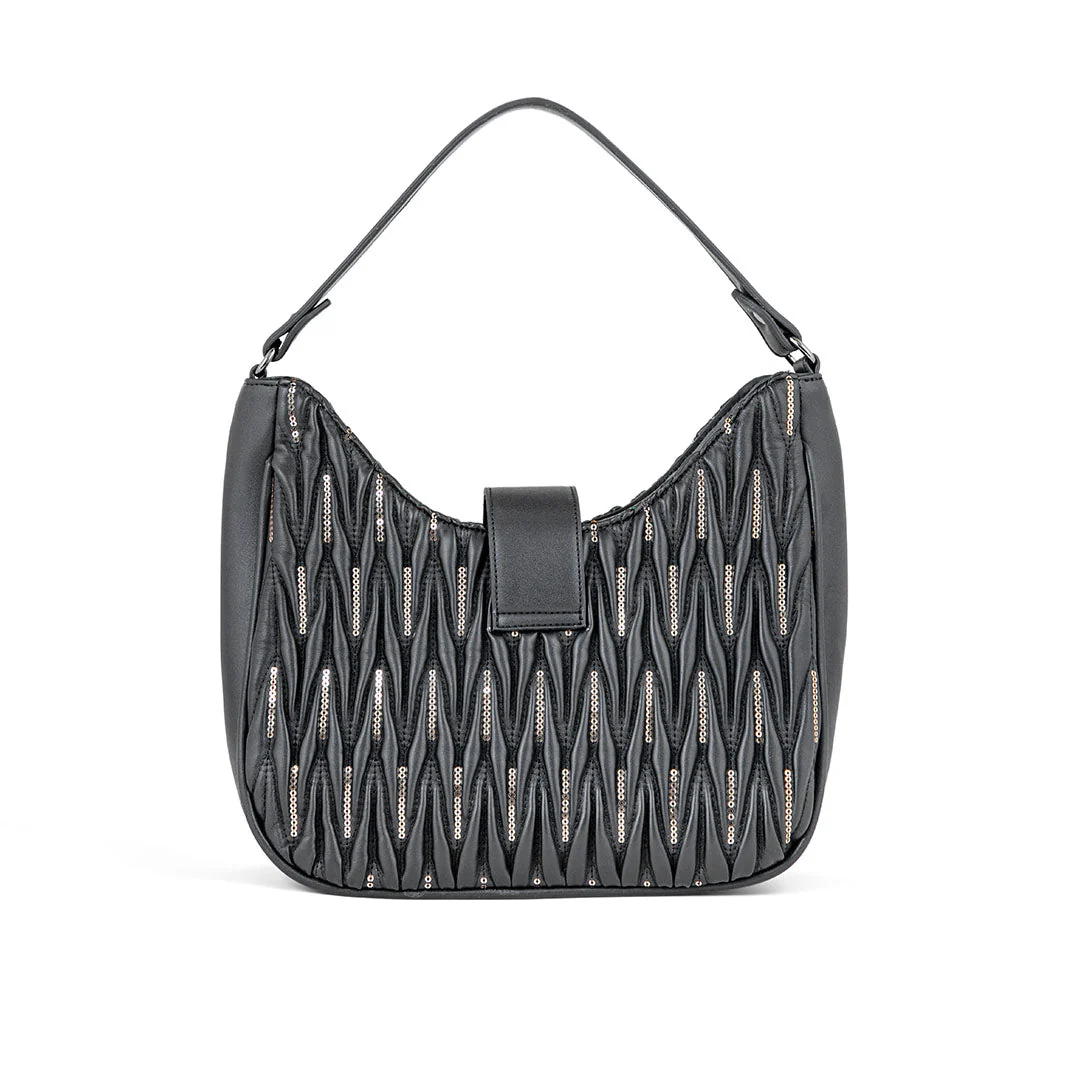Black Casual Hand Bag For Women P55634 - Image 3