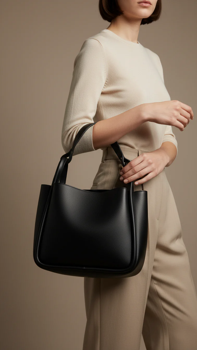 Black Casual Hand Bag For Women P55825