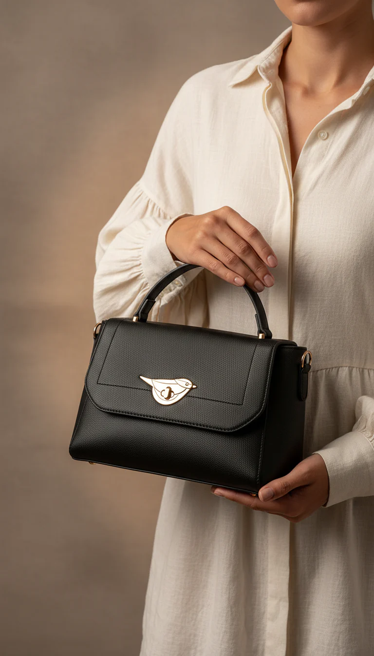 Black Casual Hand Bag For Women P55867