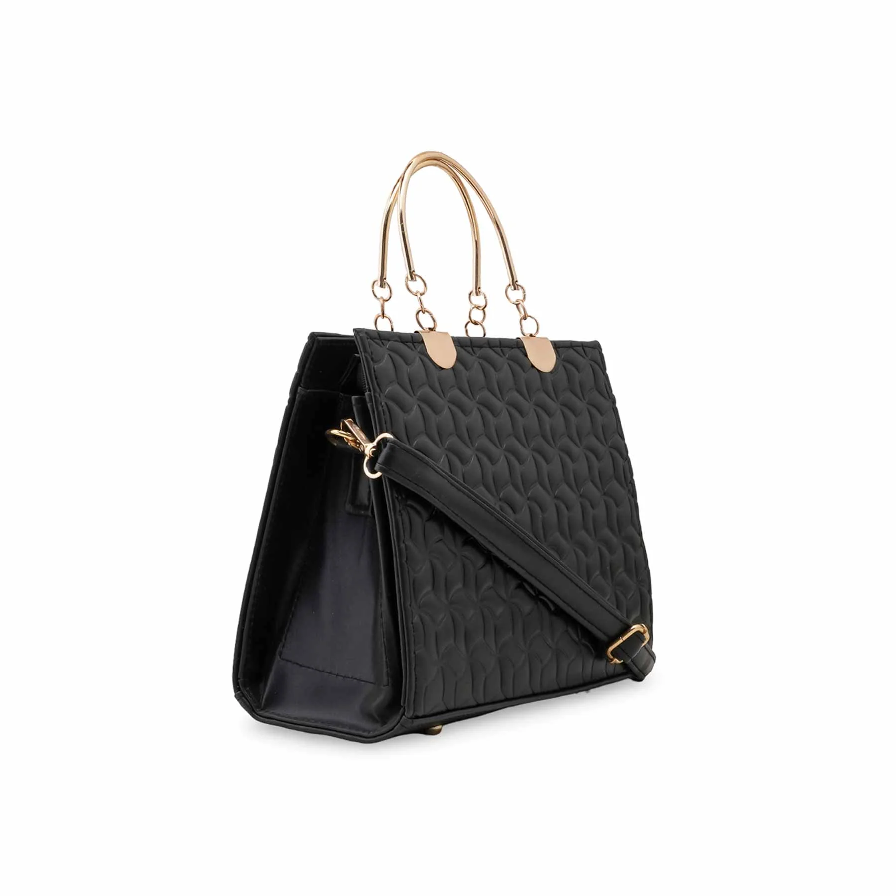 Black Casual Hand Bag For Women P56224 - Image 3