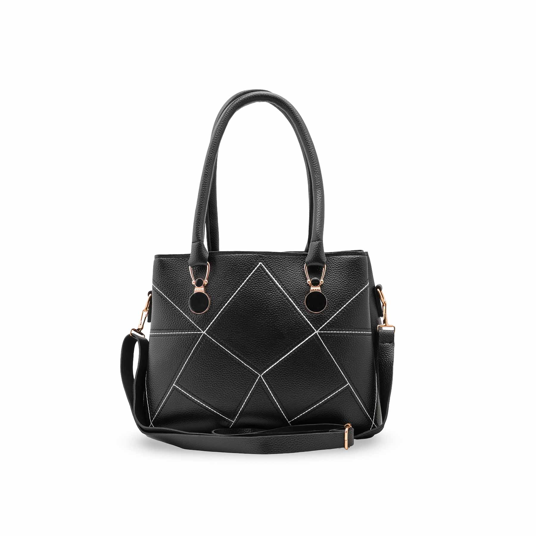 Black Casual Hand Bag For Women P56264 - Image 2